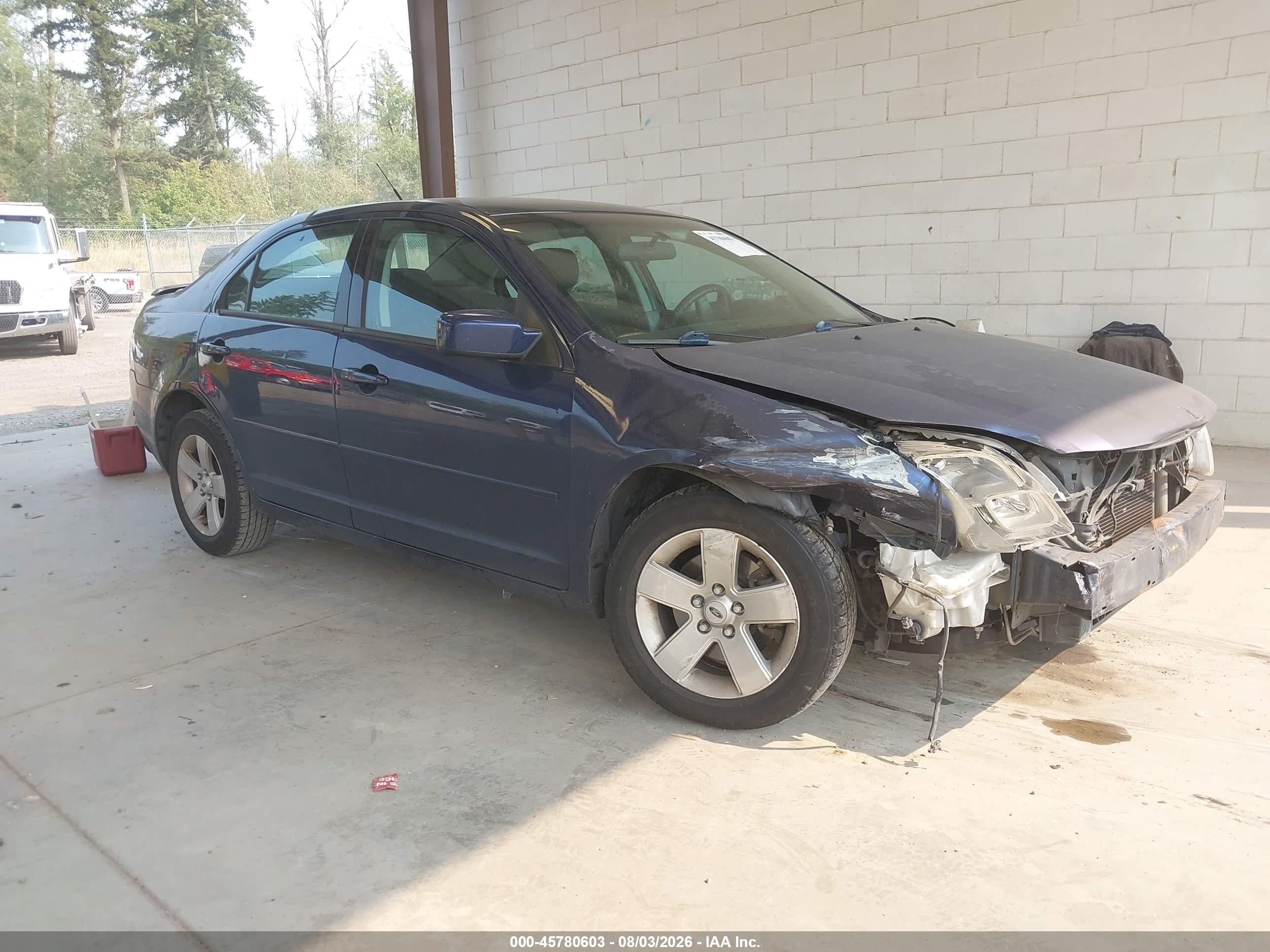 2007 Ford Fusion SE, VIN 3FAHP07197R185484 — Front end