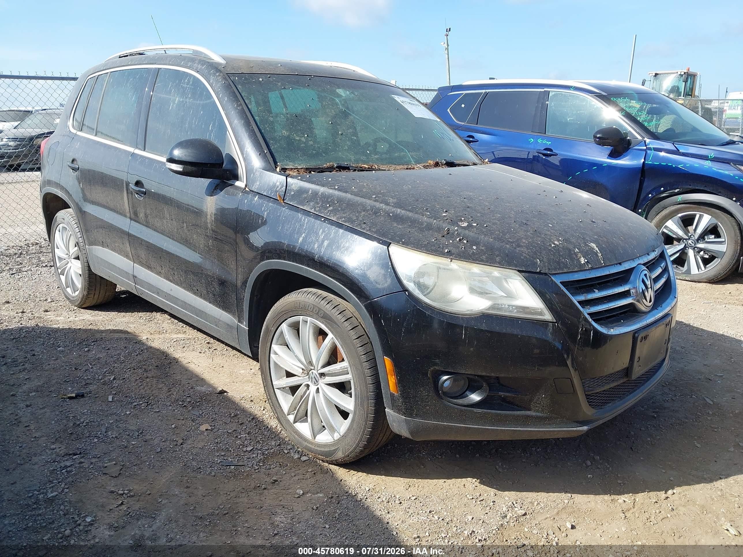 2009 Volkswagen Tiguan S, VIN WVGAV75NX9W526533 — Обычный износ