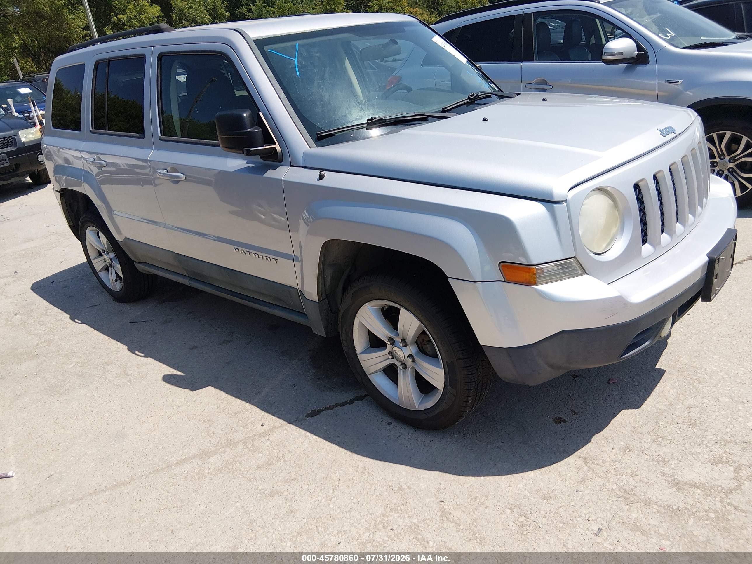 2011 Jeep Patriot Sport, VIN 1J4NF1GB6BD131666 — Normal wear