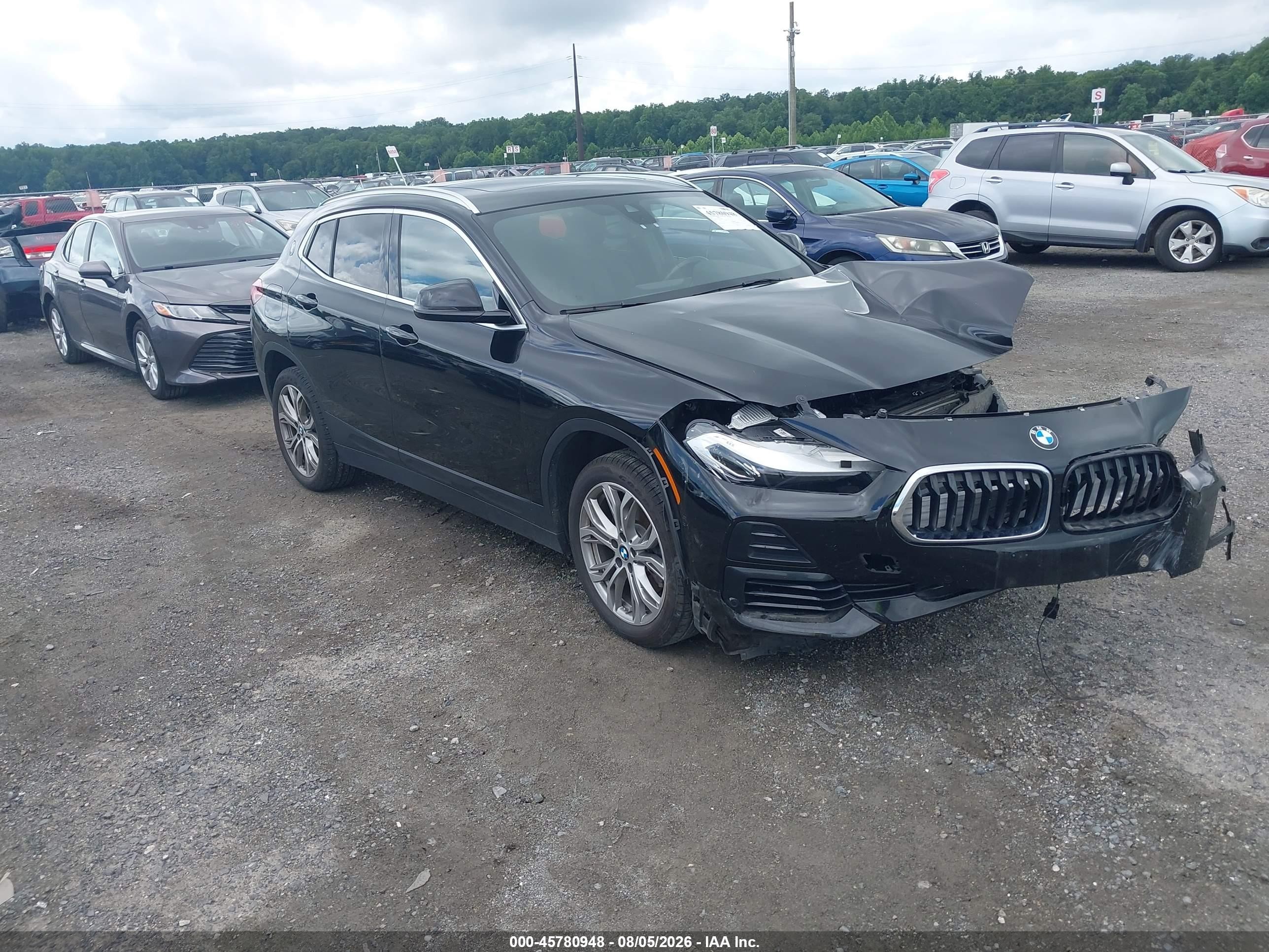 2022 BMW X2 xDrive28i, VIN WBXYJ1C05N5T62632 — Front end