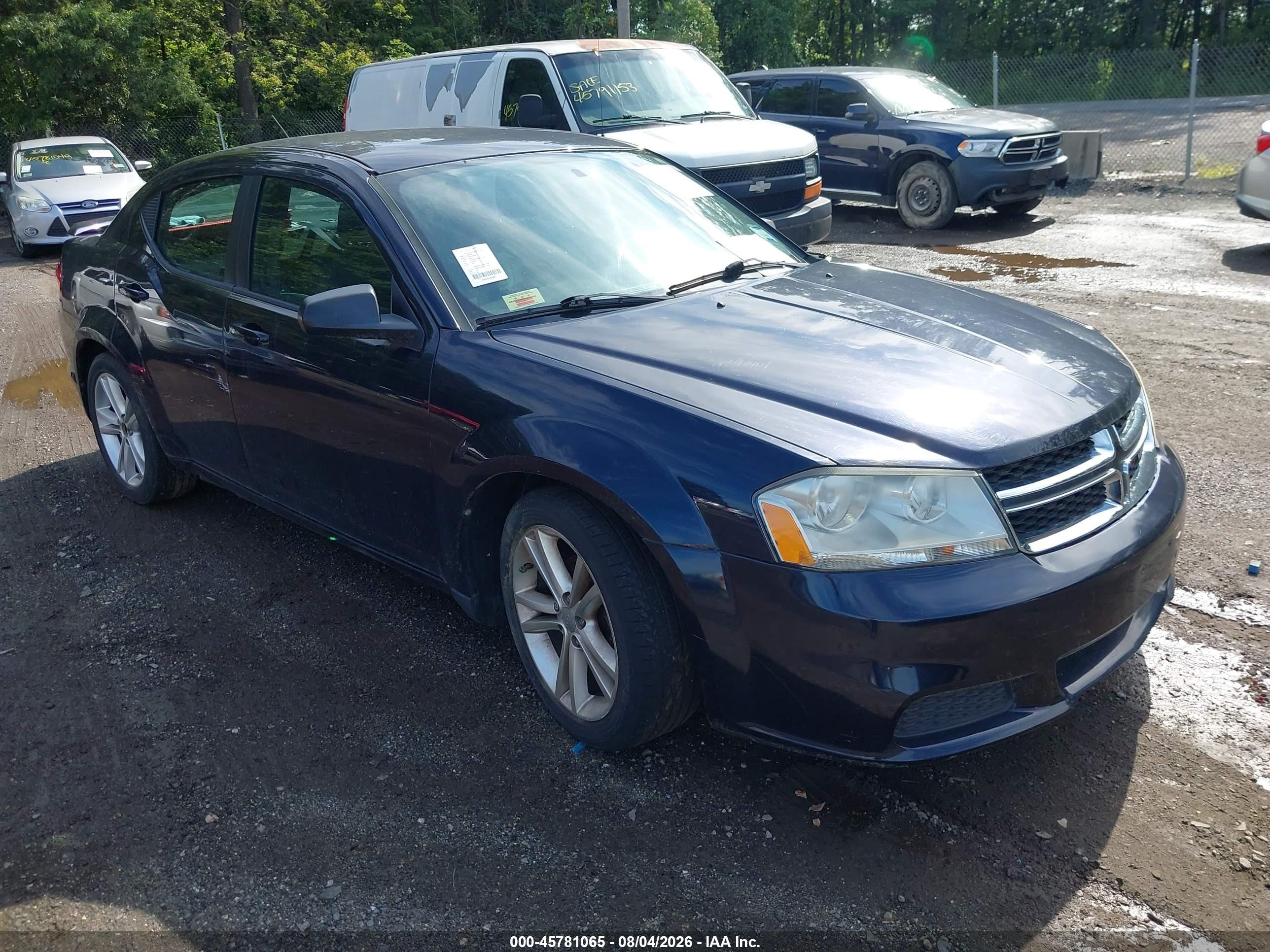 2012 Dodge Avenger SE V6, VIN 1C3CDZAG3CN255075 — Not stated