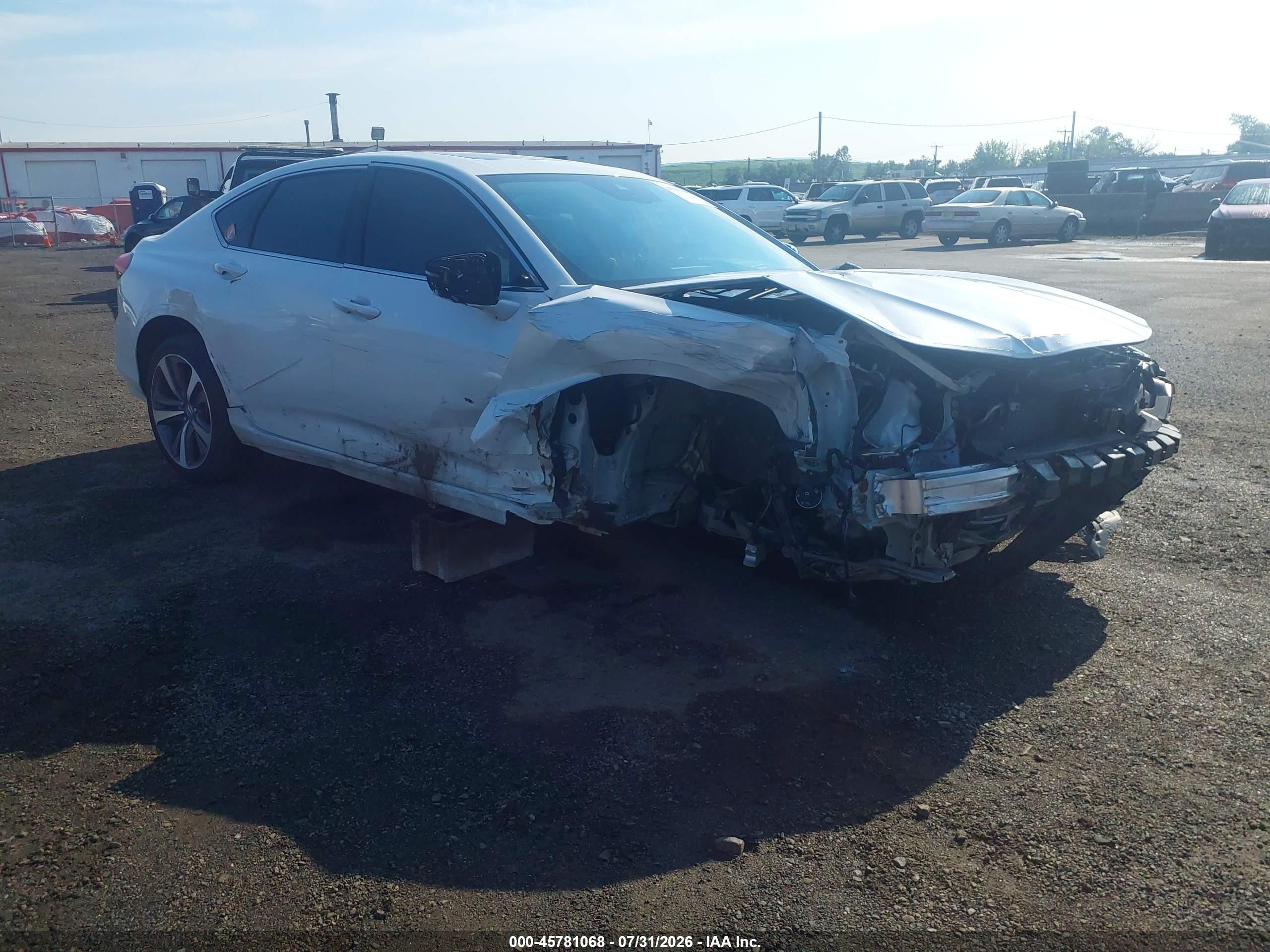 2021 Acura TLX Advance, VIN 19UUB5F60MA015250 — Front end