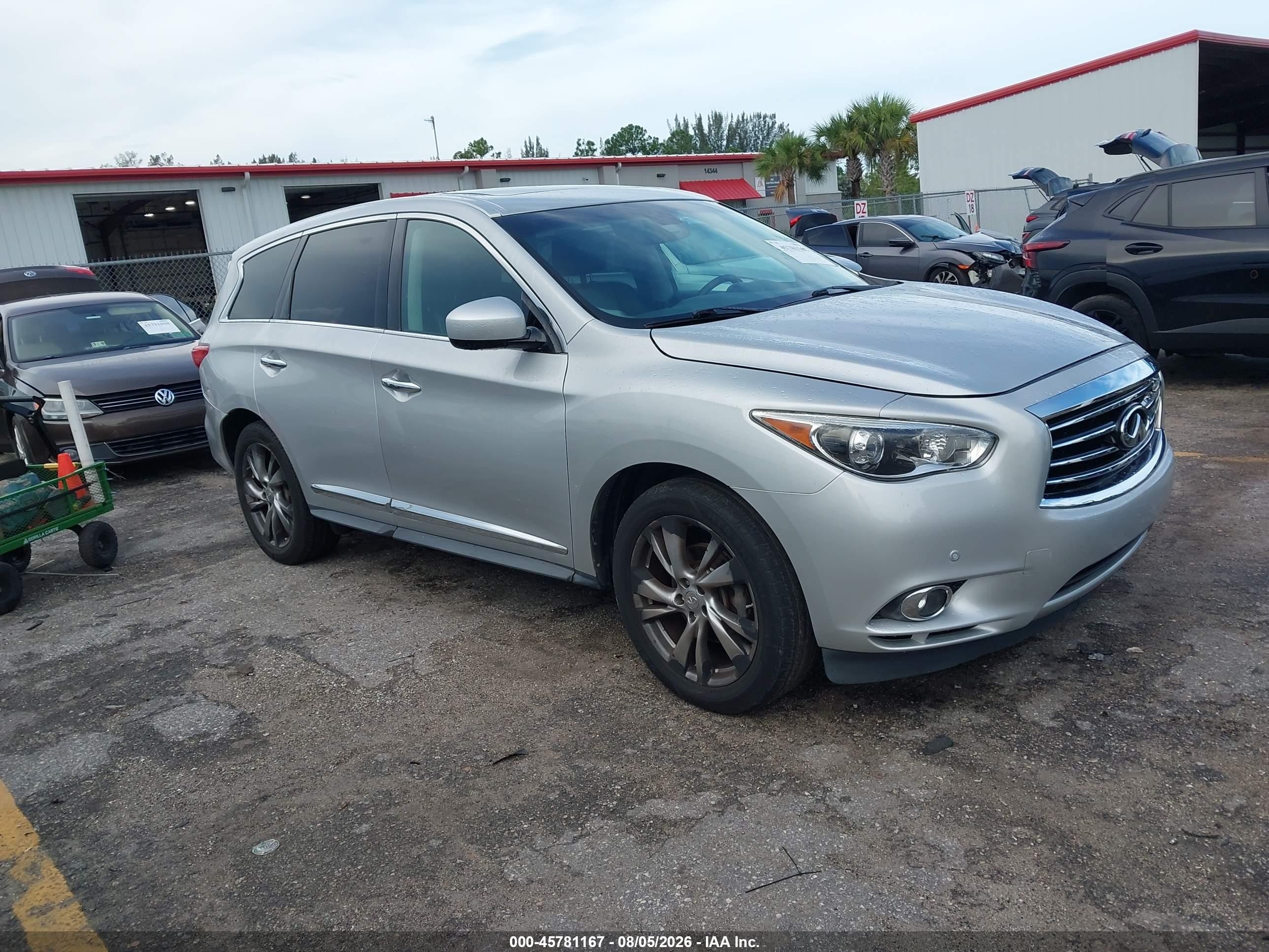 2013 Infiniti JX35, VIN 5N1AL0MN2DC306585 — Normal wear