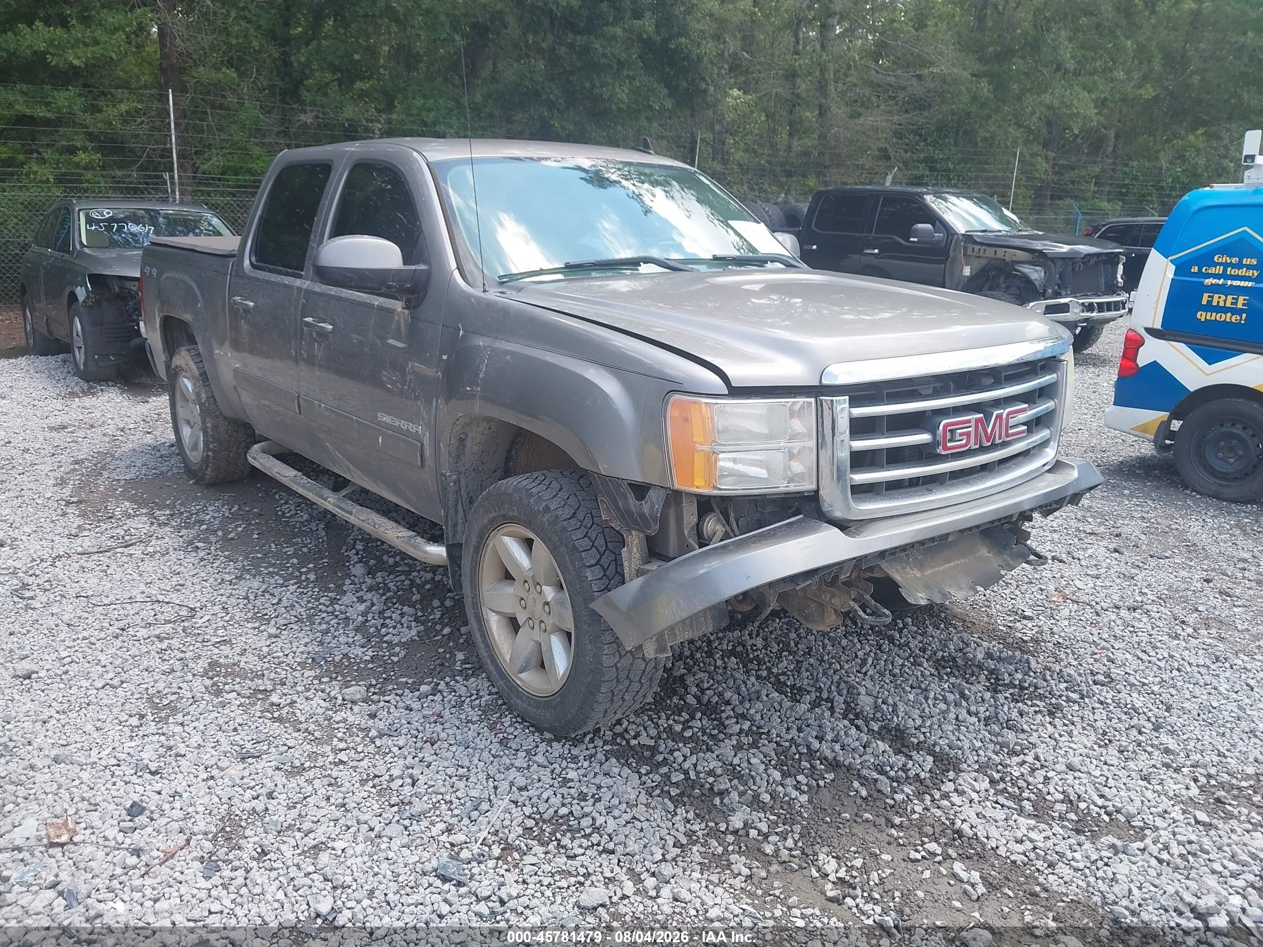 2013 GMC Sierra 1500 SLT, VIN 3GTP2WE7XDG280867 — Обычный износ