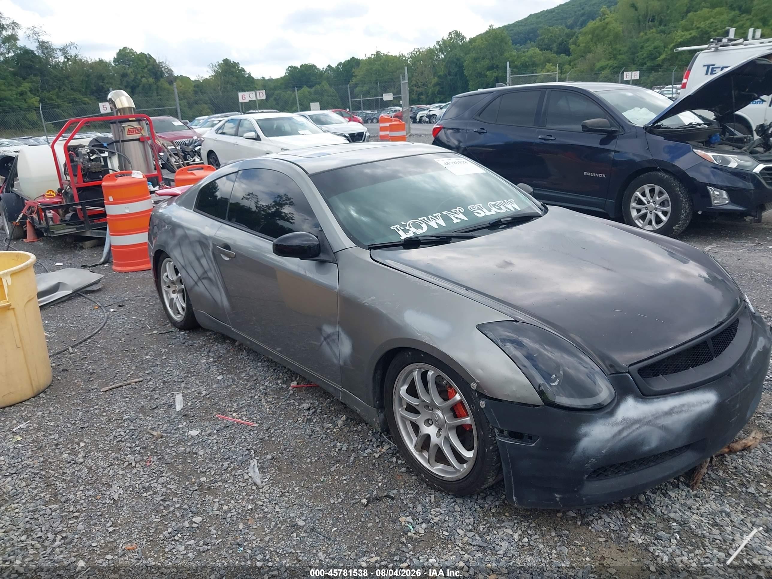 2003 Infiniti G35 w/Leather, VIN JNKCV54E03M202270 — Front end
