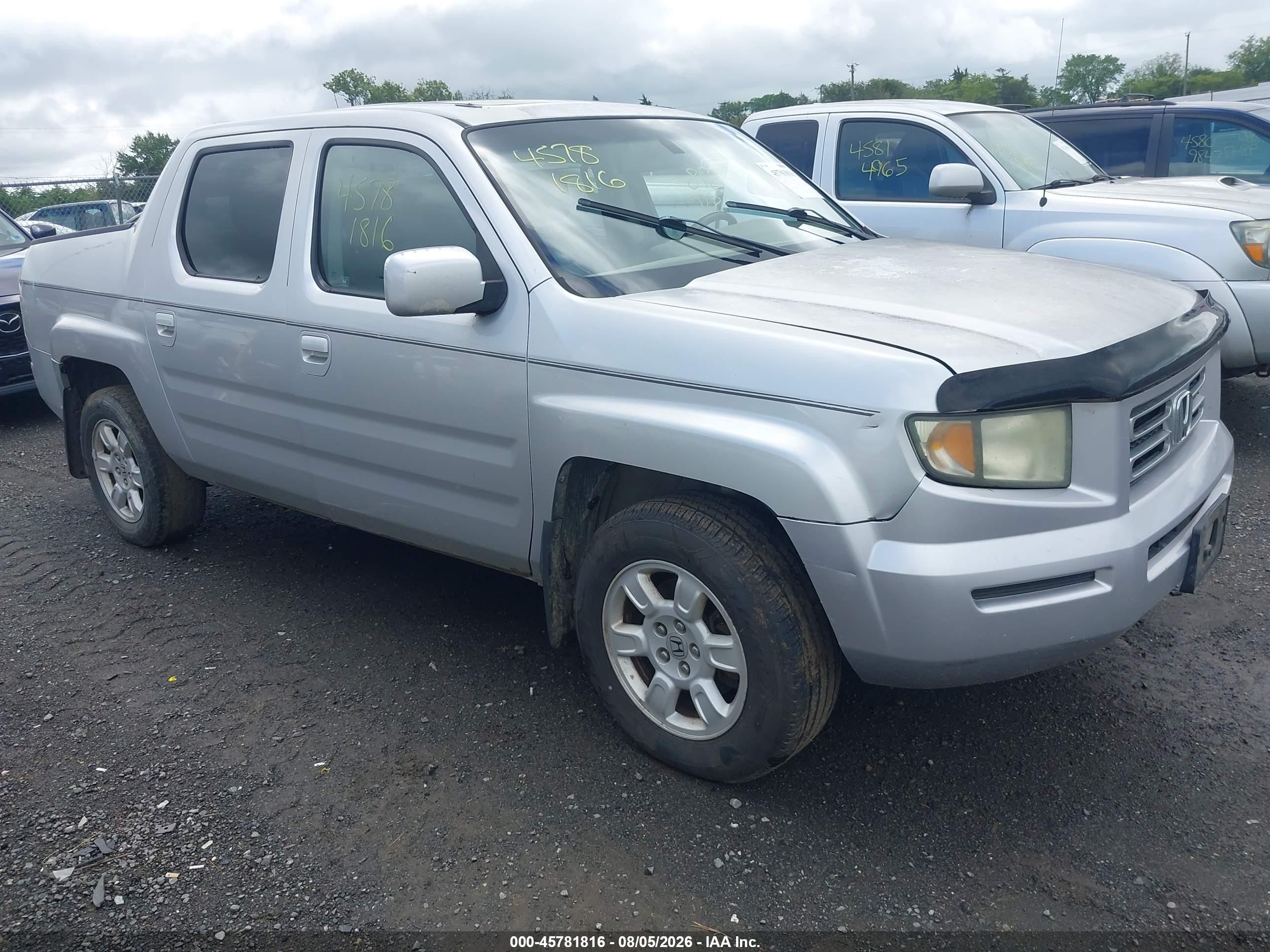 2007 Honda Ridgeline RTL, VIN 2HJYK16507H529472 — Обычный износ