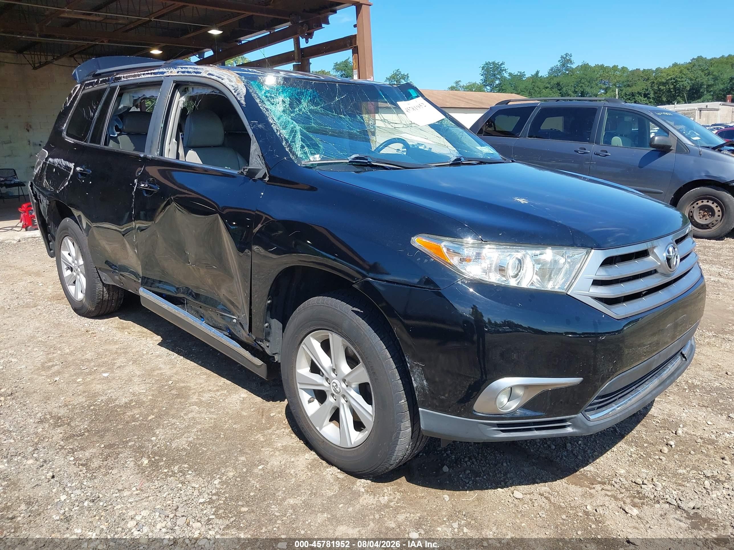 2011 Toyota Highlander, VIN 5TDBK3EH1BS050683 — Опрокидывание