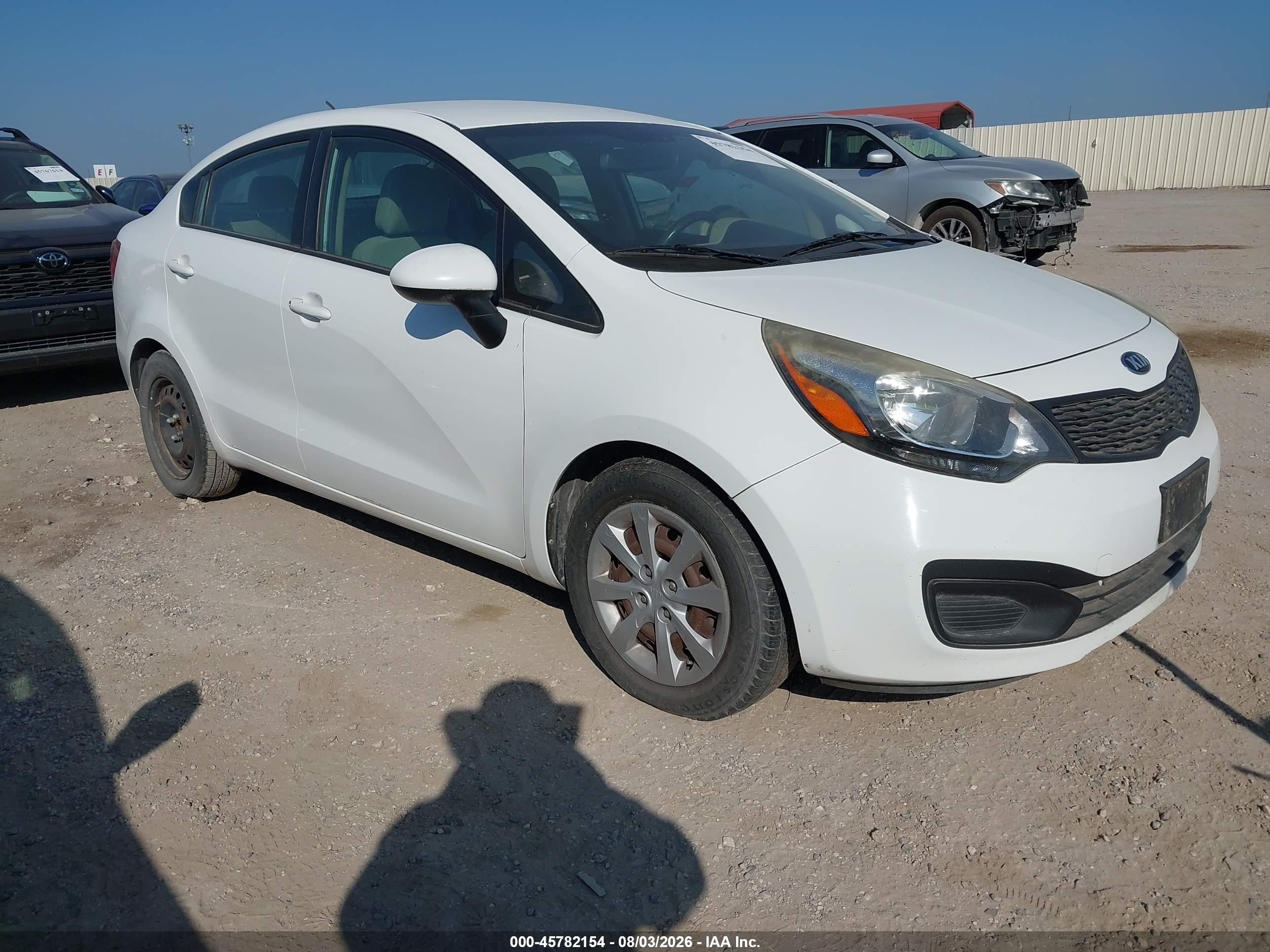 2013 Kia Rio LX, VIN KNADM4A3XD6288485 — Normal wear