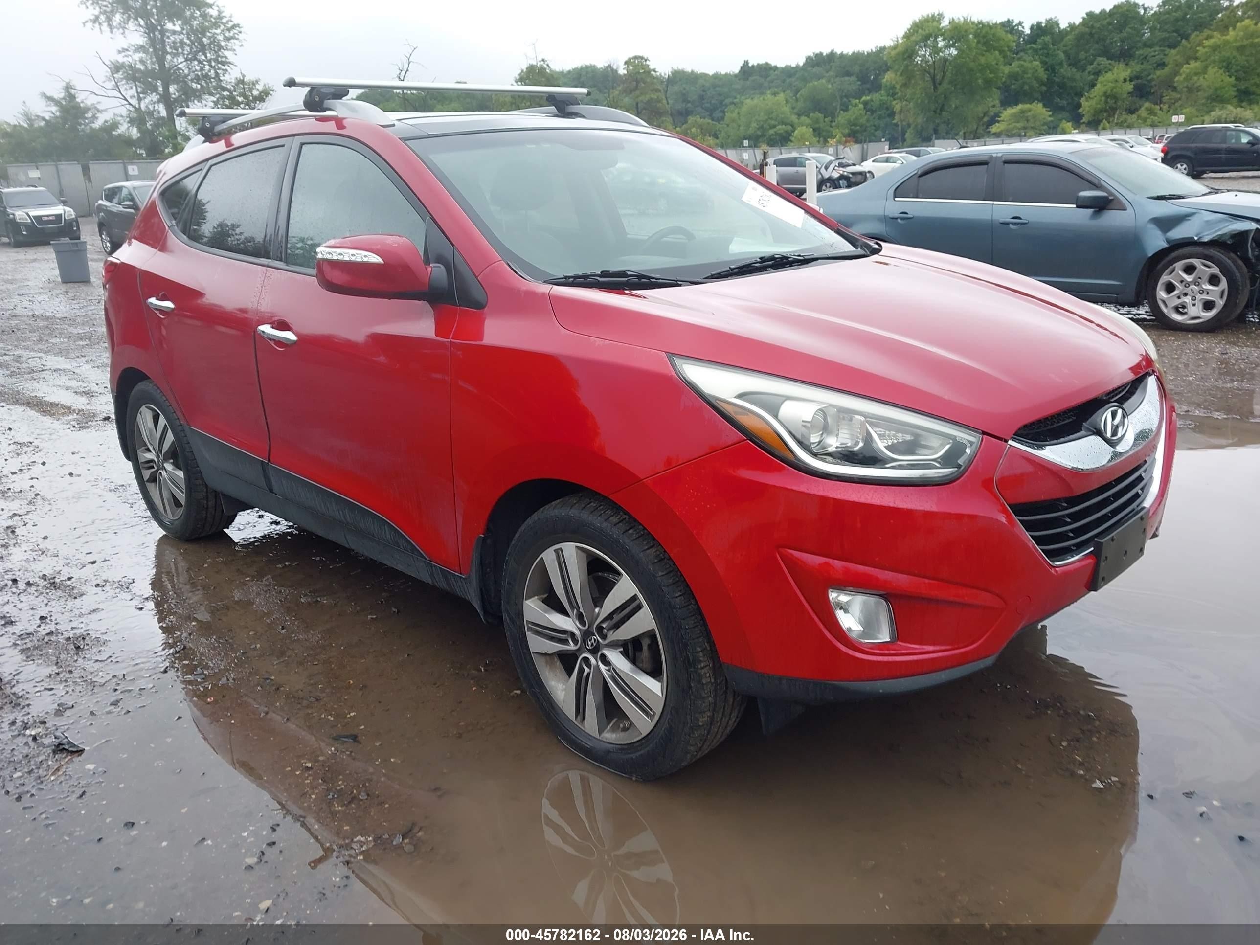 2014 Hyundai Tucson Limited, VIN KM8JUCAG7EU824885 — Обычный износ
