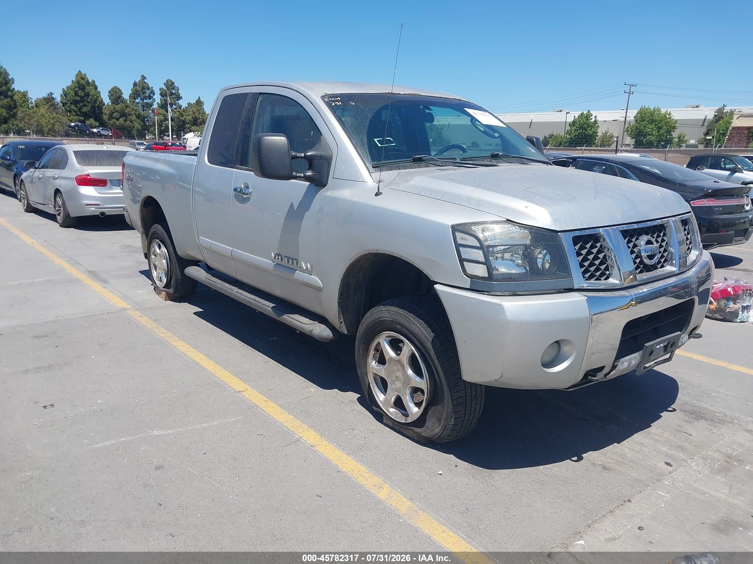 2006 Nissan Titan SE, VIN 1N6AA06B26N543191 — Side