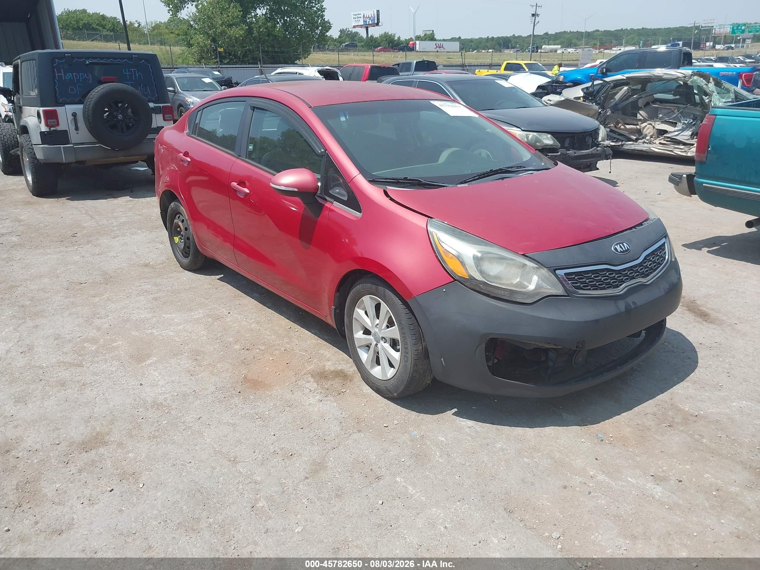 2015 Kia Rio EX, VIN KNADN4A33F6458590 — Normal wear