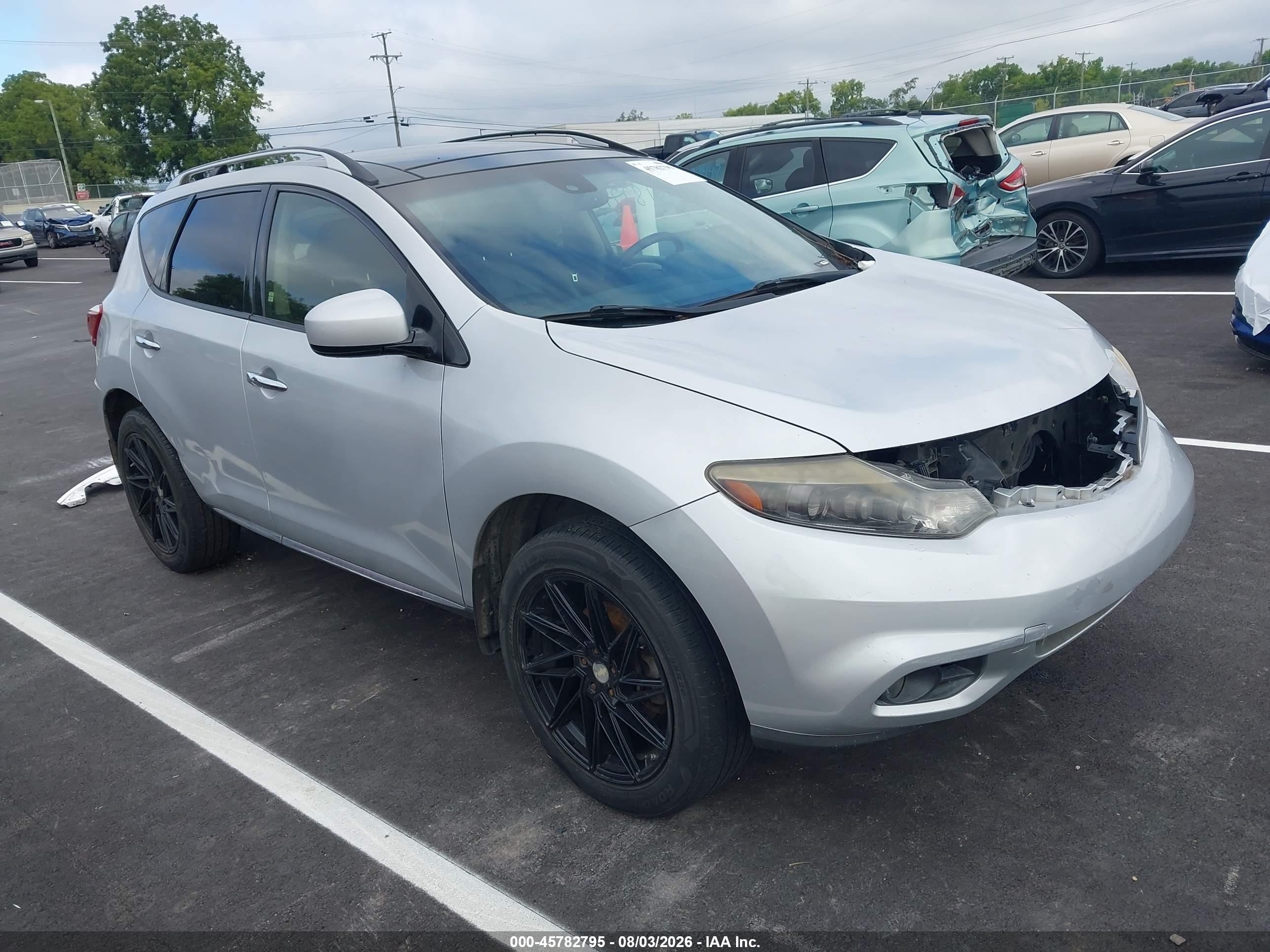 2013 Nissan Murano SV, VIN JN8AZ1MW7DW321457 — Normal wear