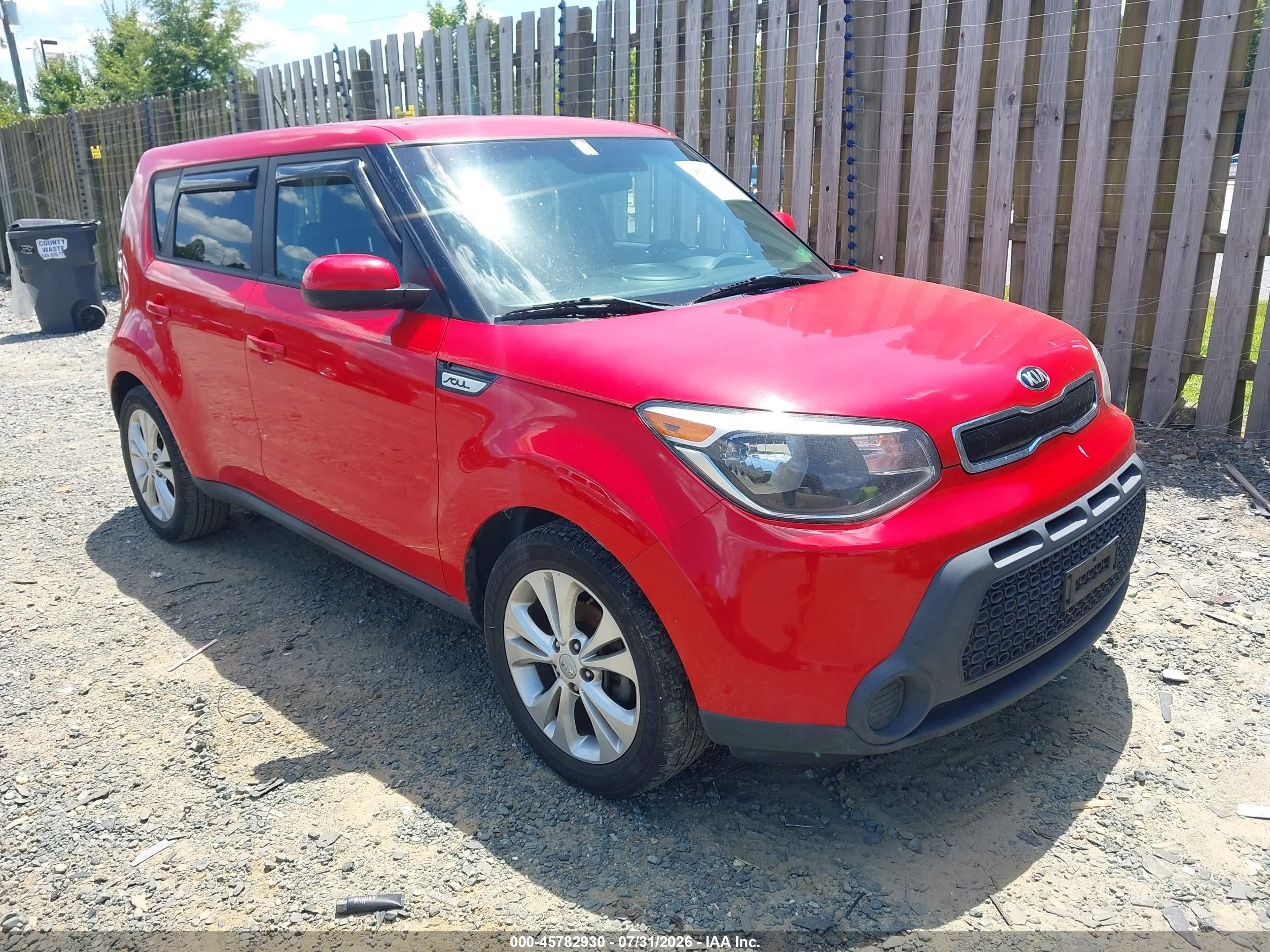2015 Kia Soul +, VIN KNDJP3A58F7758079 — Normal wear