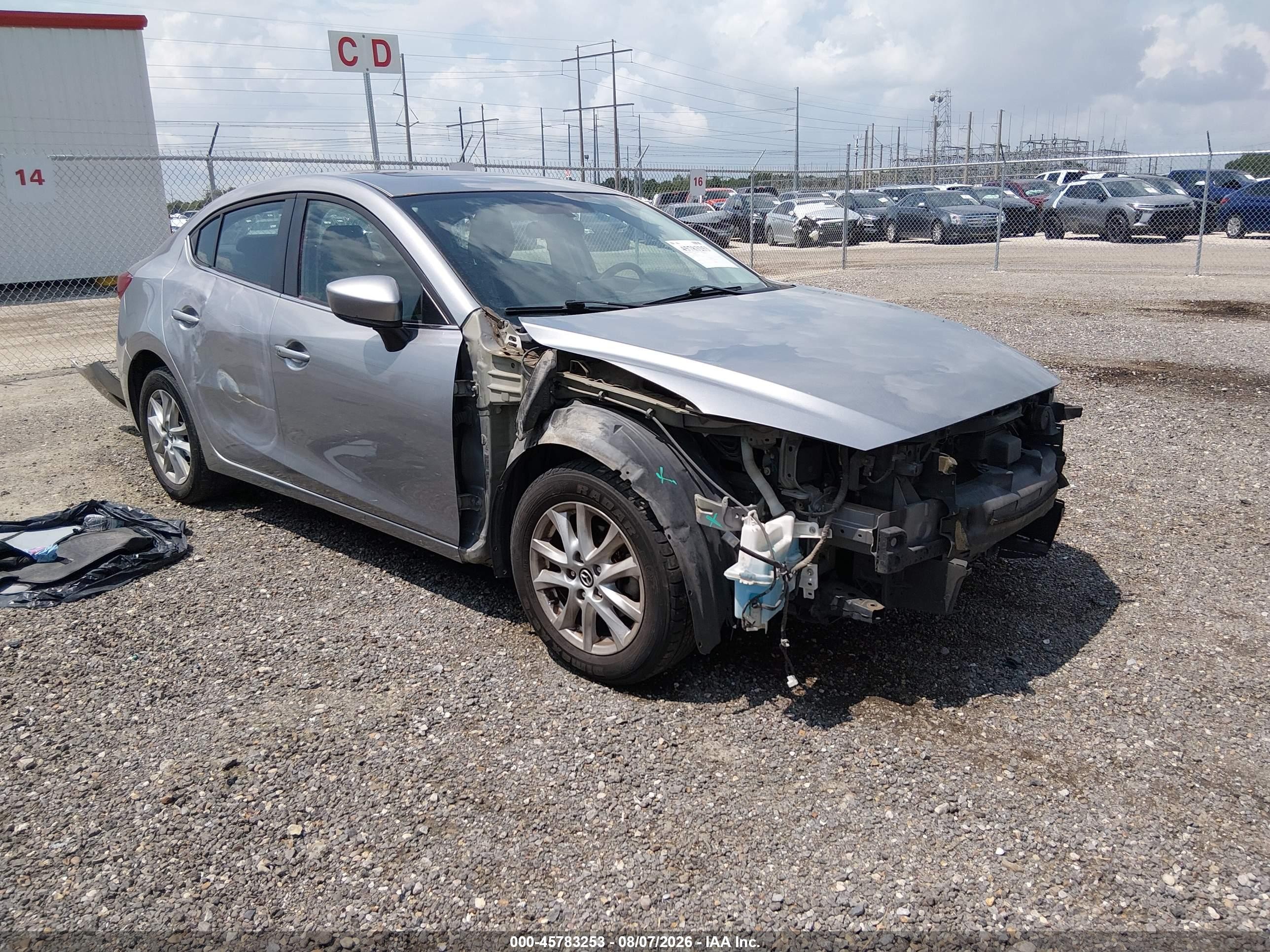 2015 Mazda 3 i Touring, VIN 3MZBM1V72FM179847 — Front end