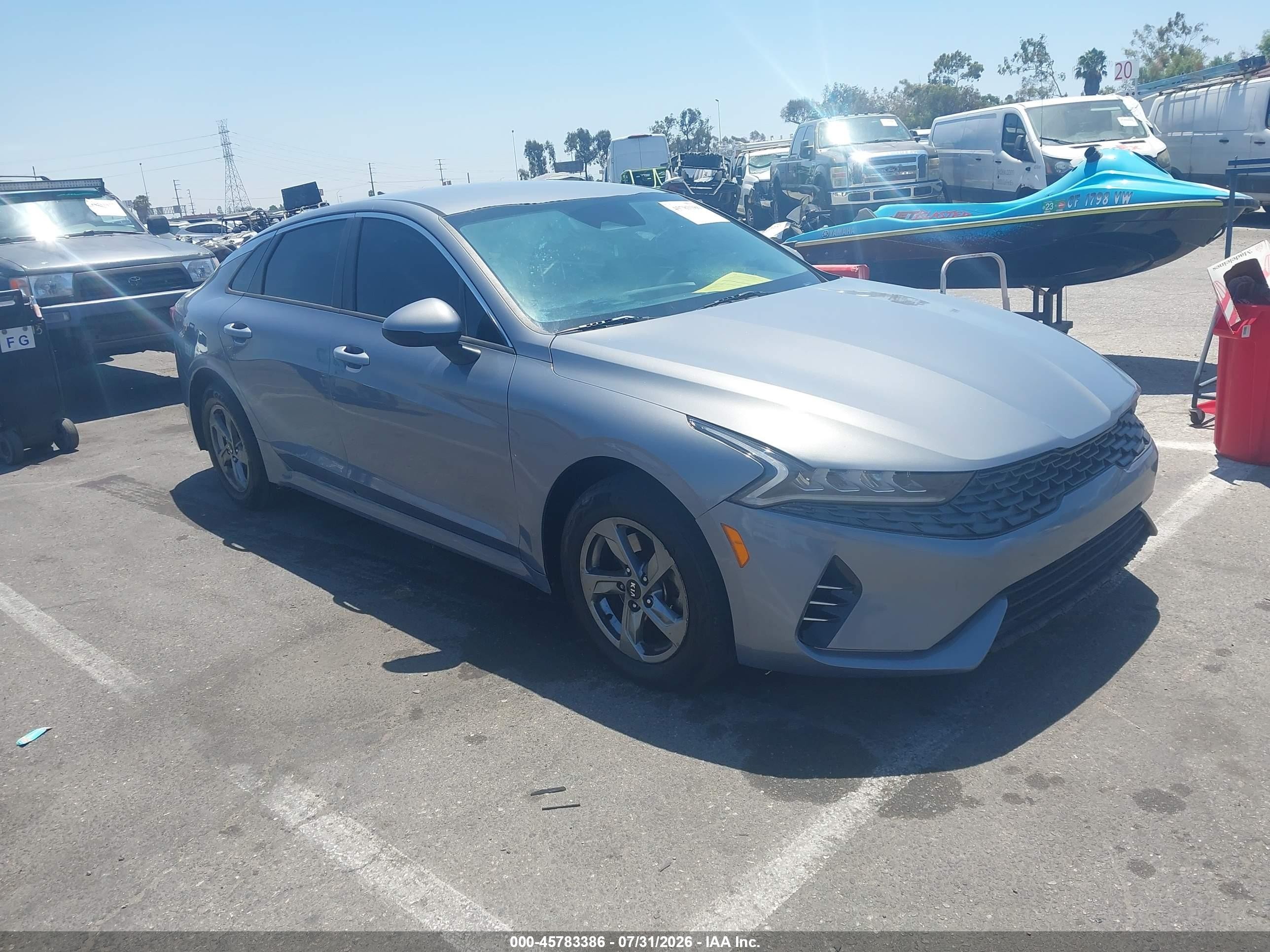 2021 Kia K5 LX, VIN 5XXG24J22MG001056 — Not stated