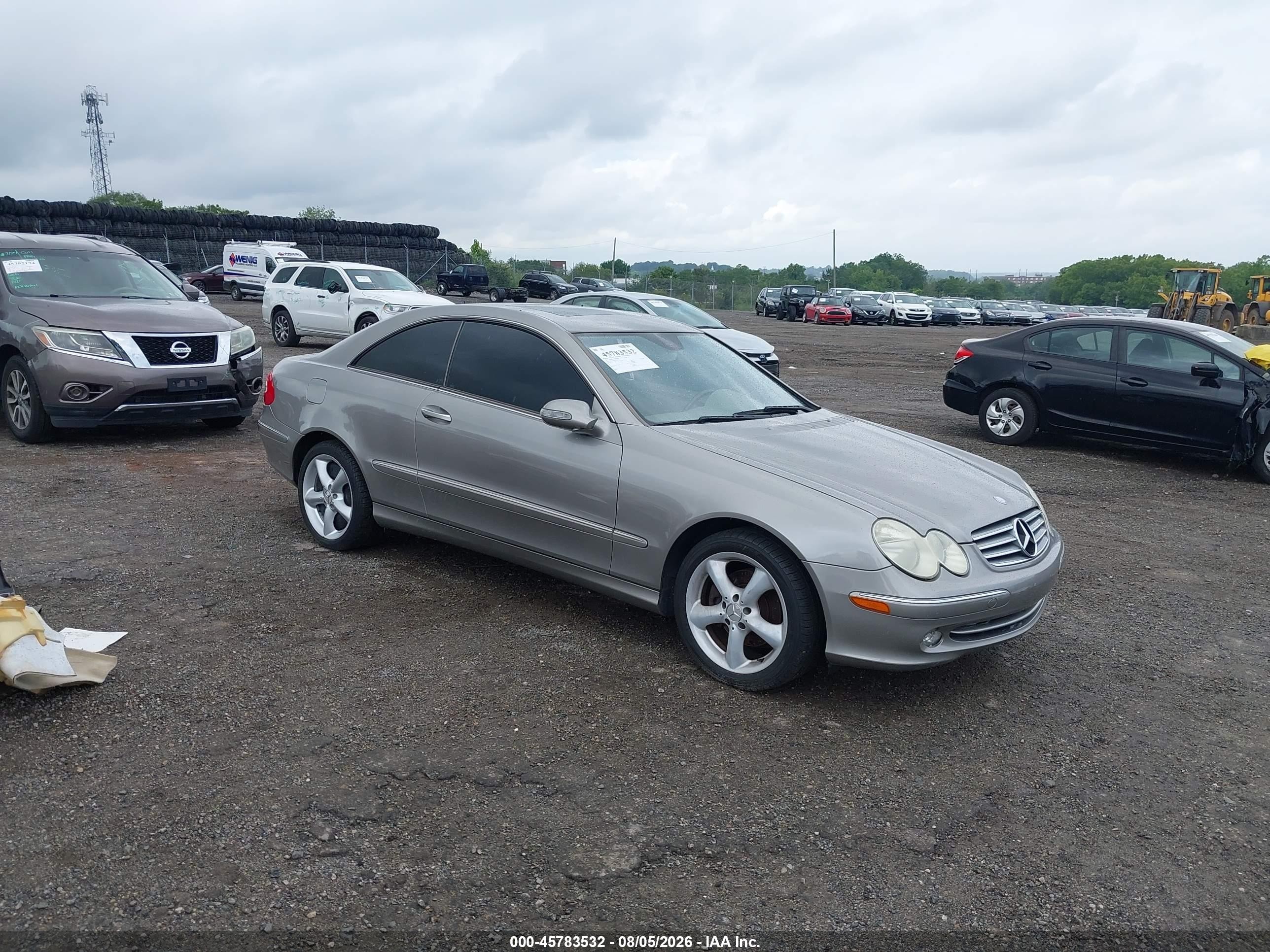 2005 Mercedes-Benz CLK 320, VIN WDBTJ65J85F132554 — Water / flood