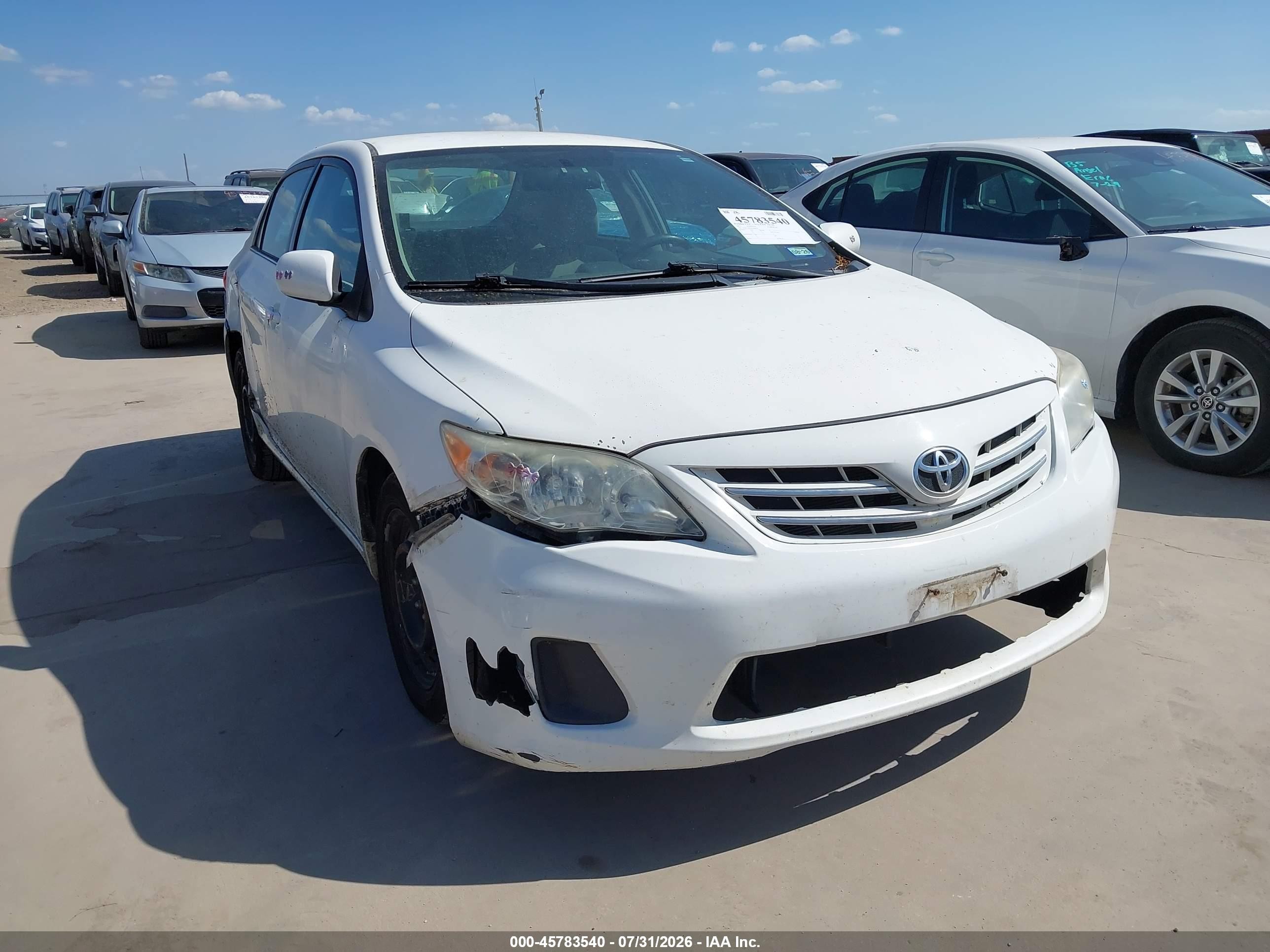 2013 Toyota Corolla S, VIN 2T1BU4EE1DC044478 — Normal wear