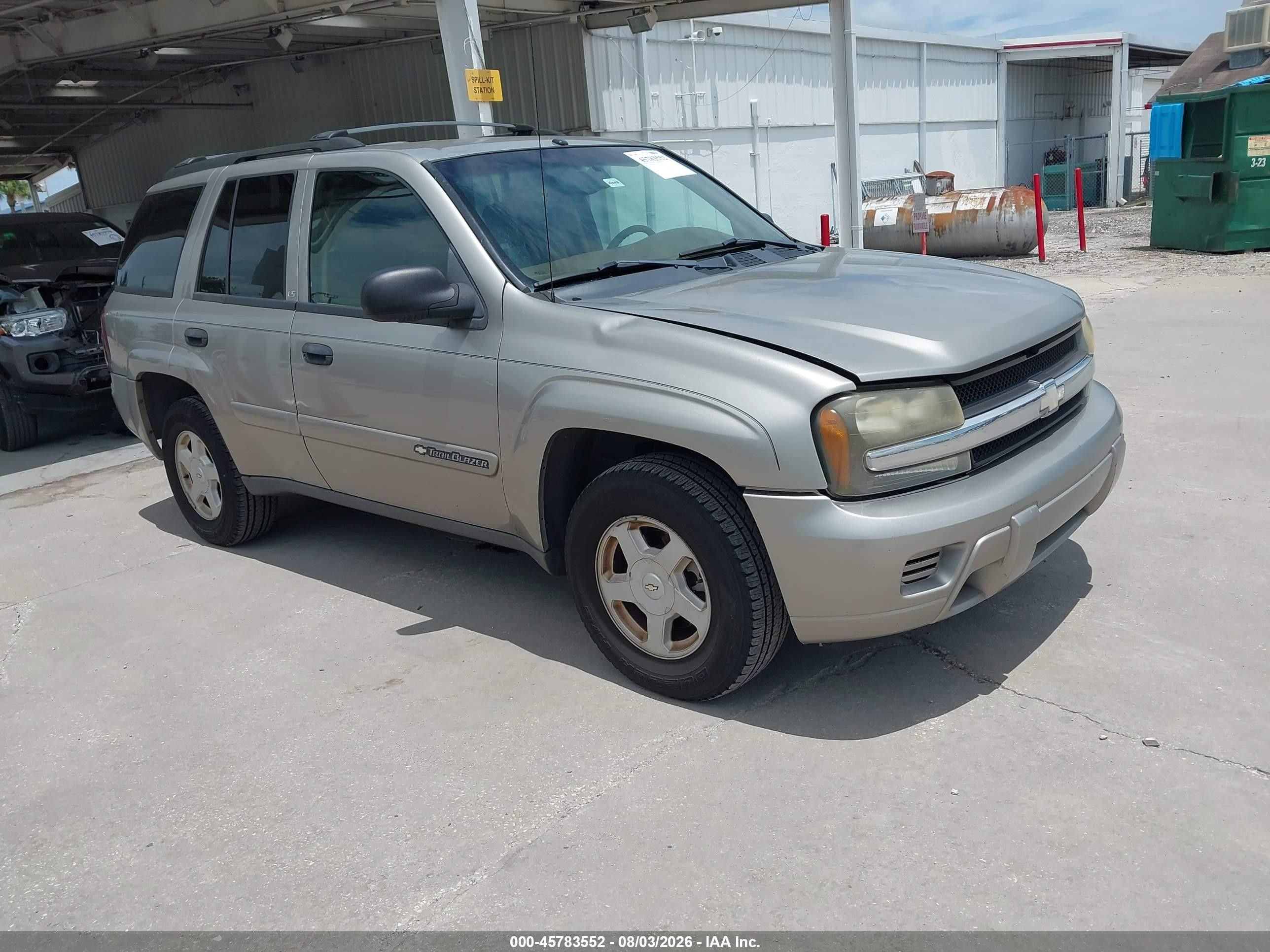 2002 Chevrolet TrailBlazer LS, VIN 1GNDS13S722487954 — Normal wear