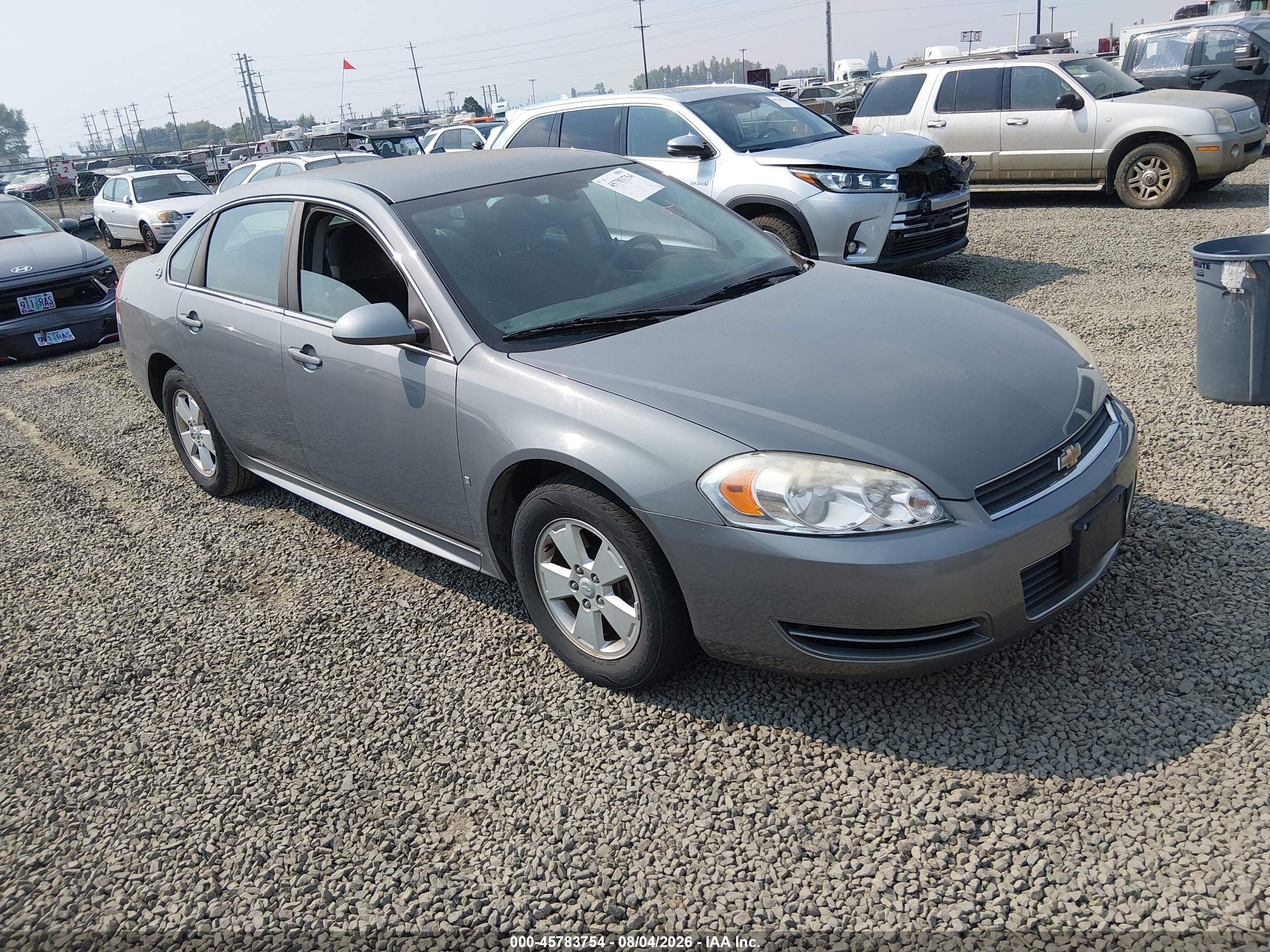 2009 Chevrolet Impala LT, VIN 2G1WT57N191210102 — Normal wear