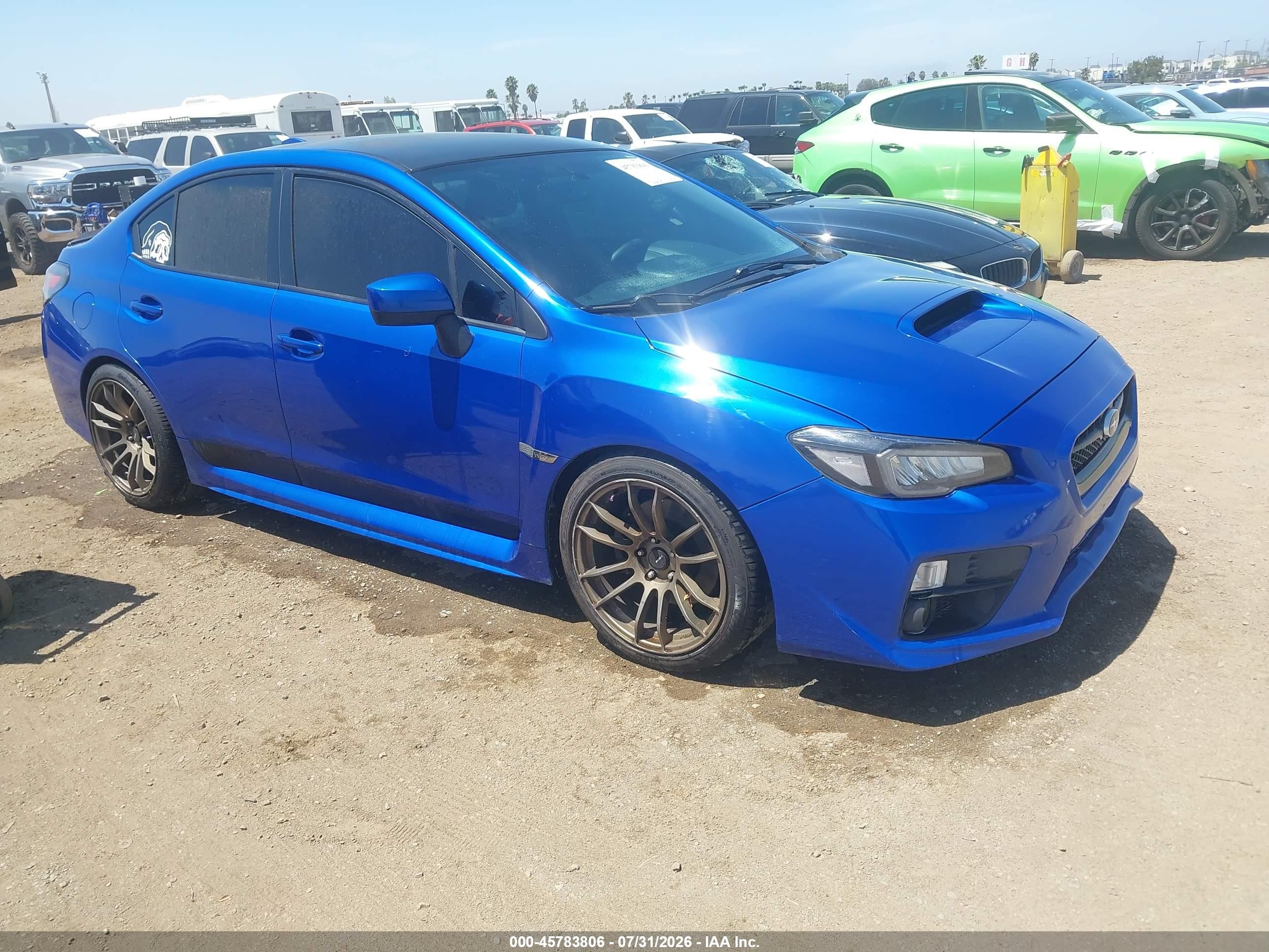 2016 Subaru WRX, VIN JF1VA1B60G9818740 — Normal wear