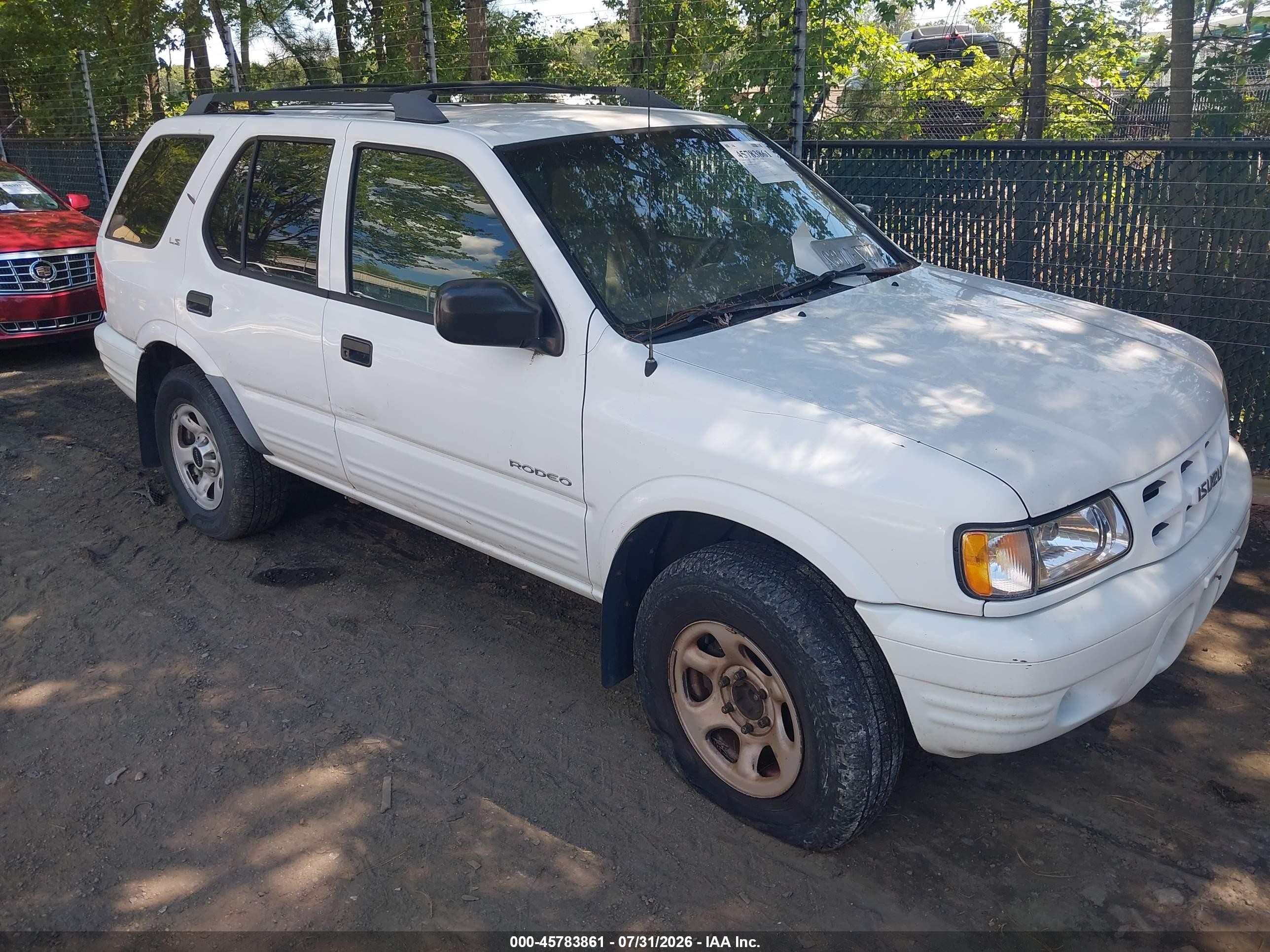 2002 Isuzu Rodeo S, VIN 4S2CK58W924304148 — Обычный износ
