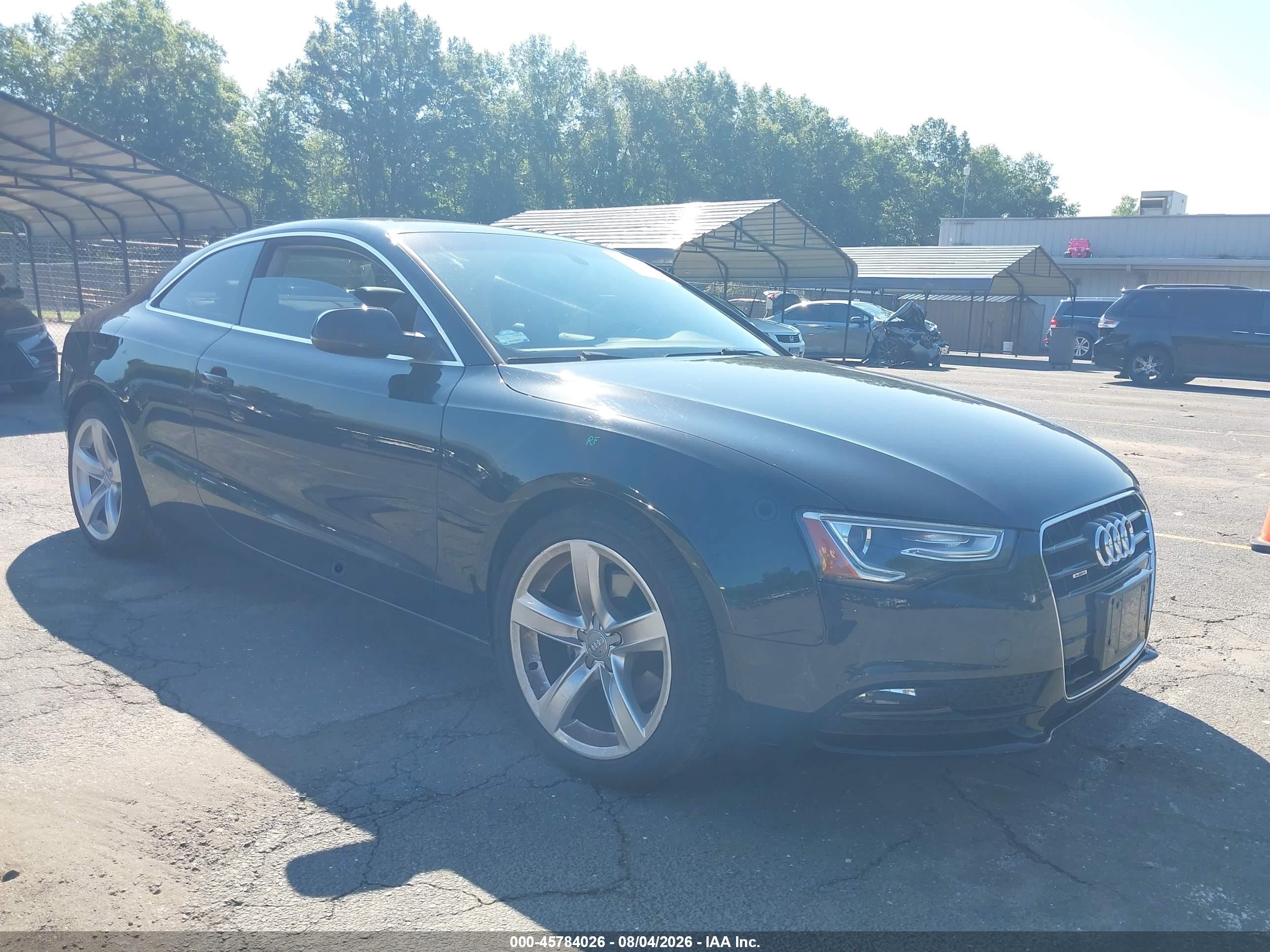 2013 Audi A5 Premium Plus, VIN WAULFAFR8DA056448 — Water / flood