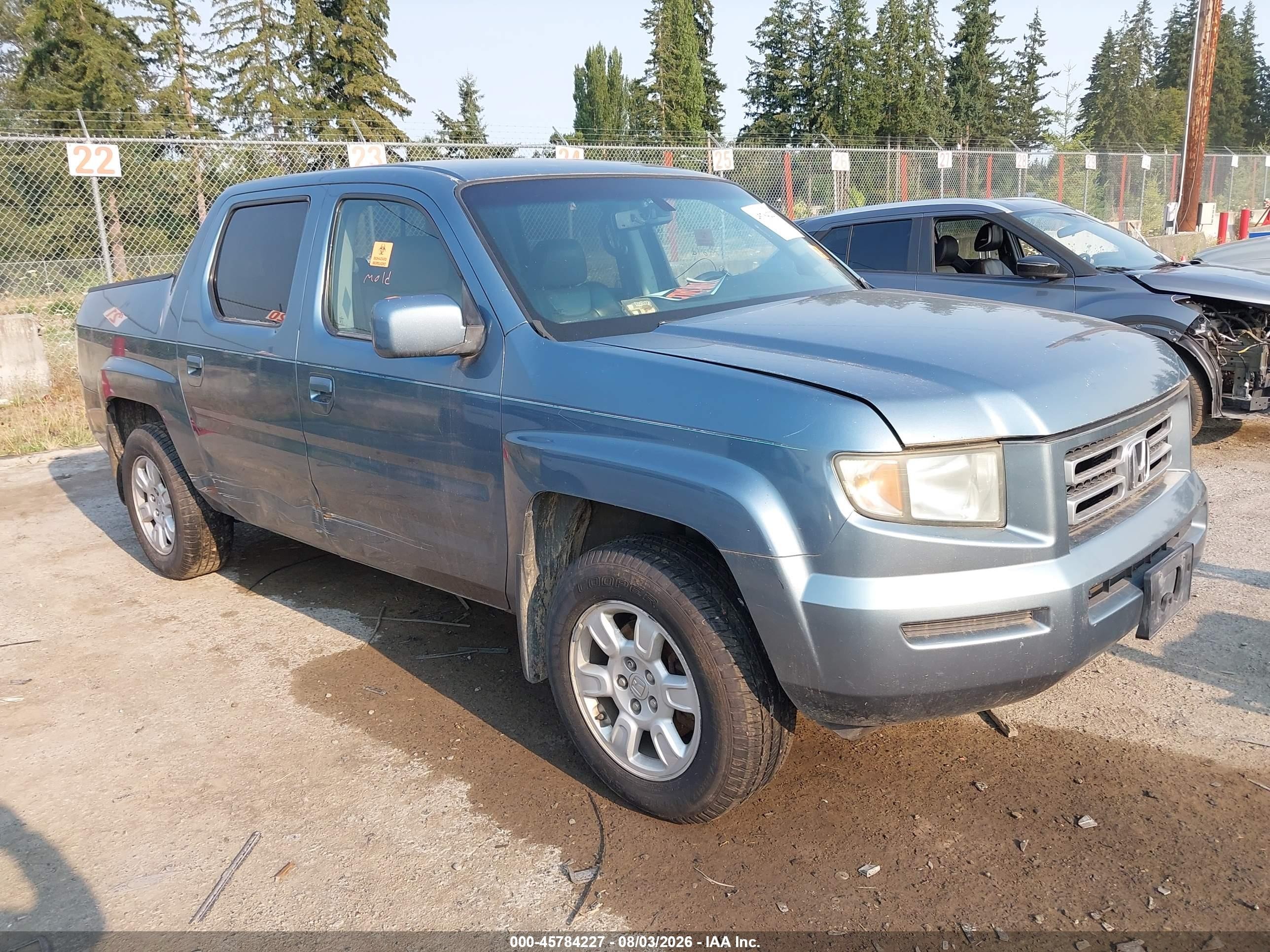 2006 Honda Ridgeline RTL, VIN 2HJYK16556H556102 — Обычный износ