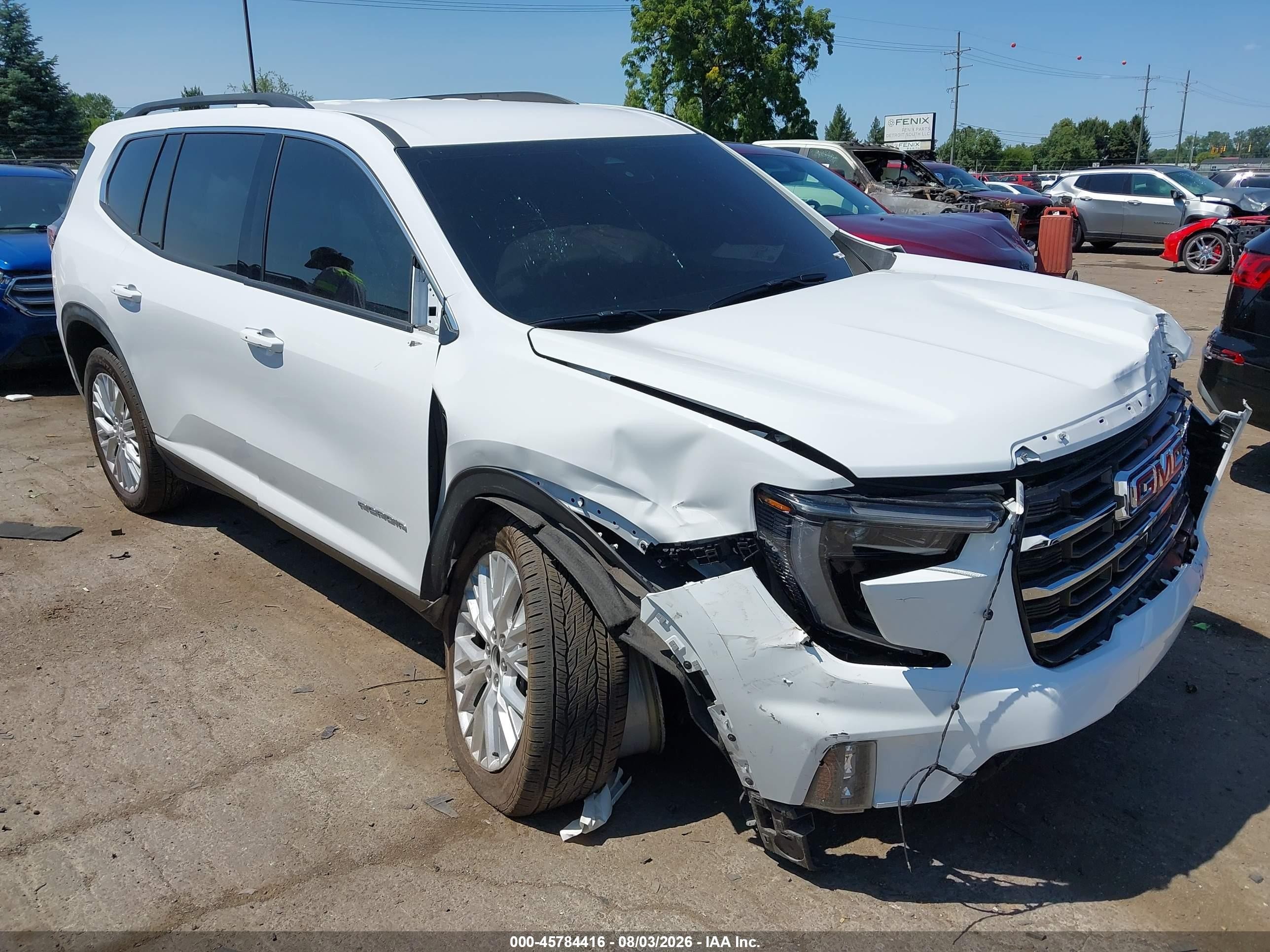 2026 GMC Acadia AWD Elevation, VIN 1GKENNKS4TJ262352 — Front end