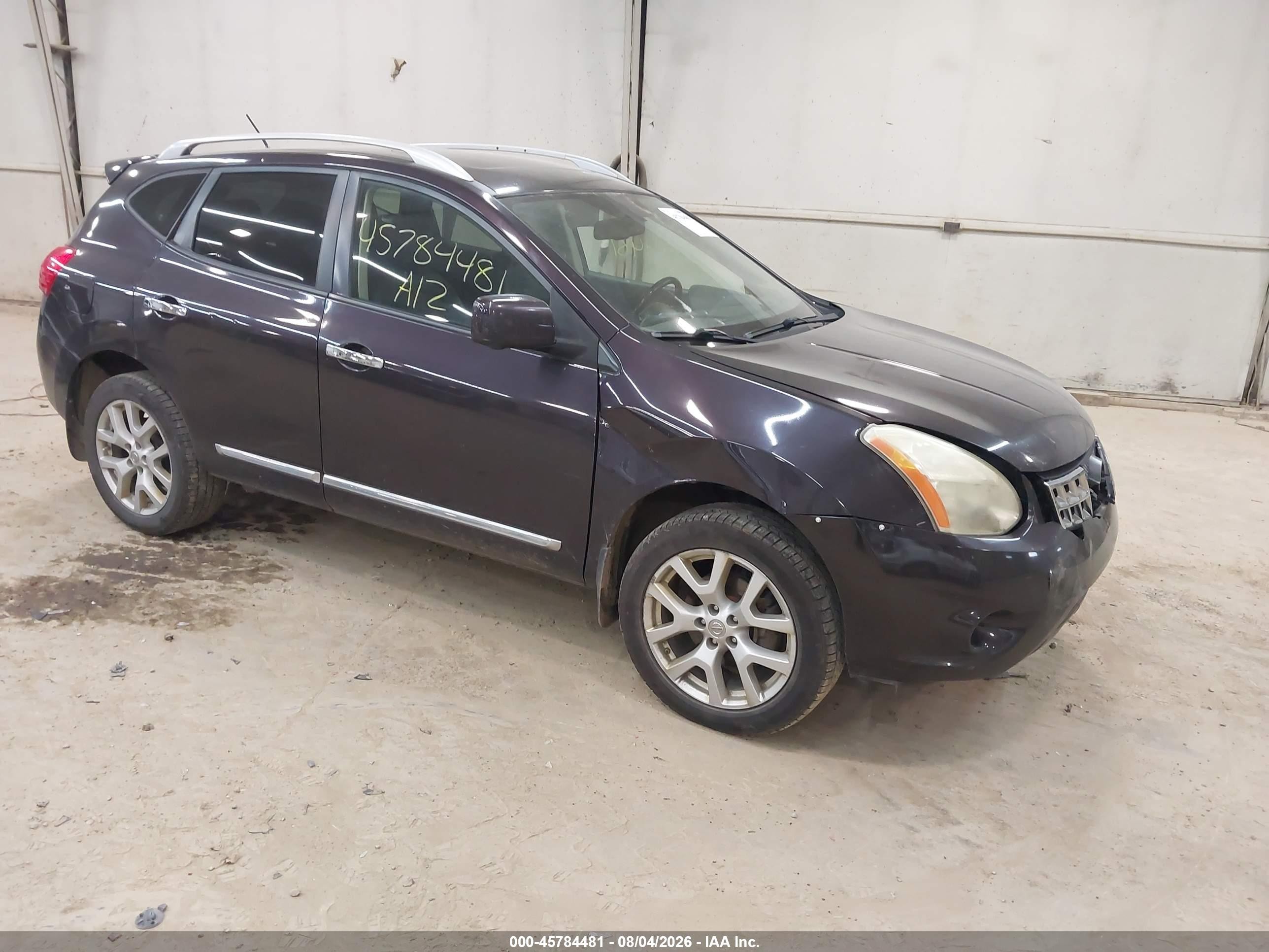 2012 Nissan Rogue SV, VIN JN8AS5MV7CW372040 — Front end