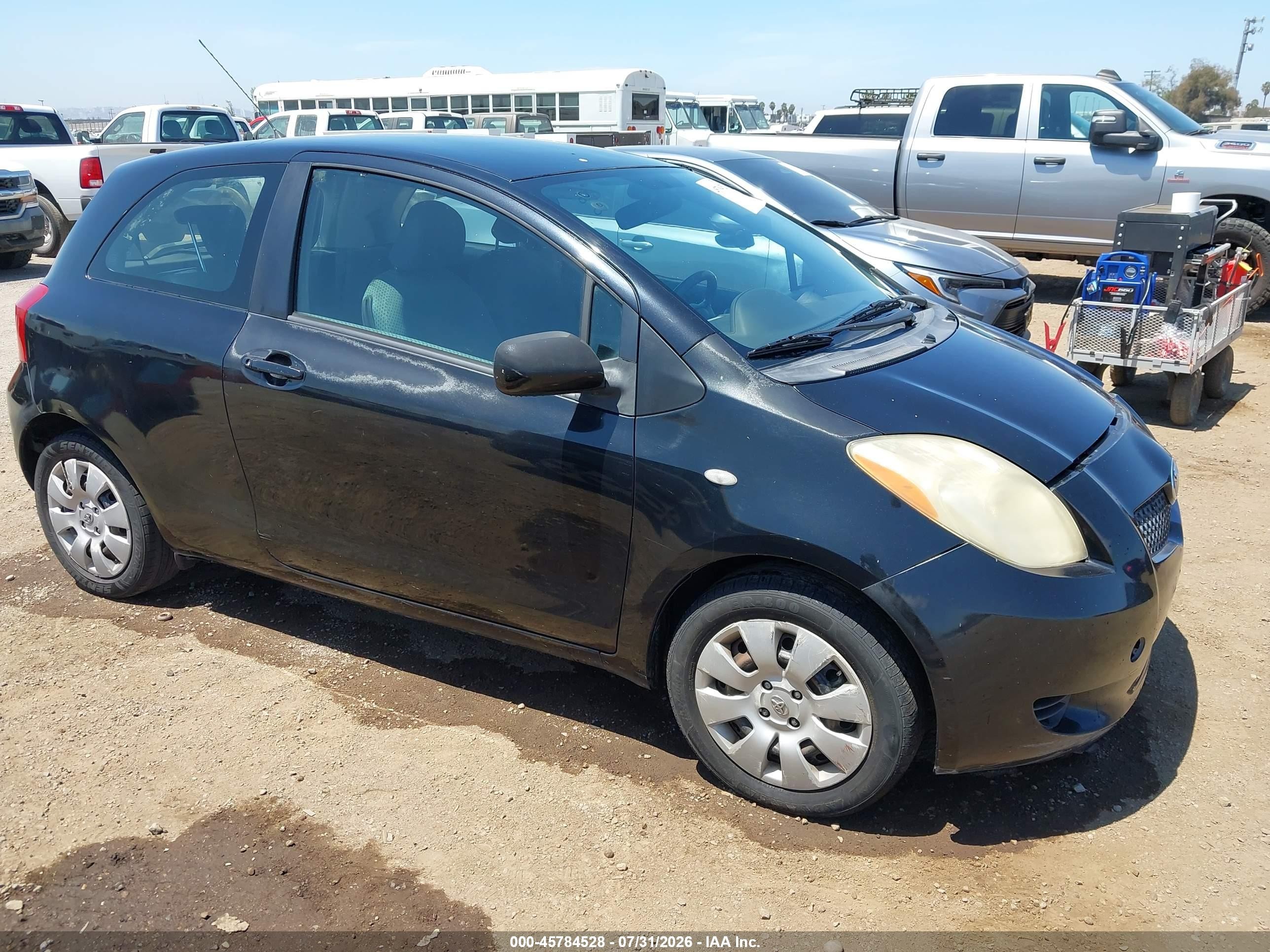 2008 Toyota Yaris, VIN JTDJT923885158379 — Normal wear