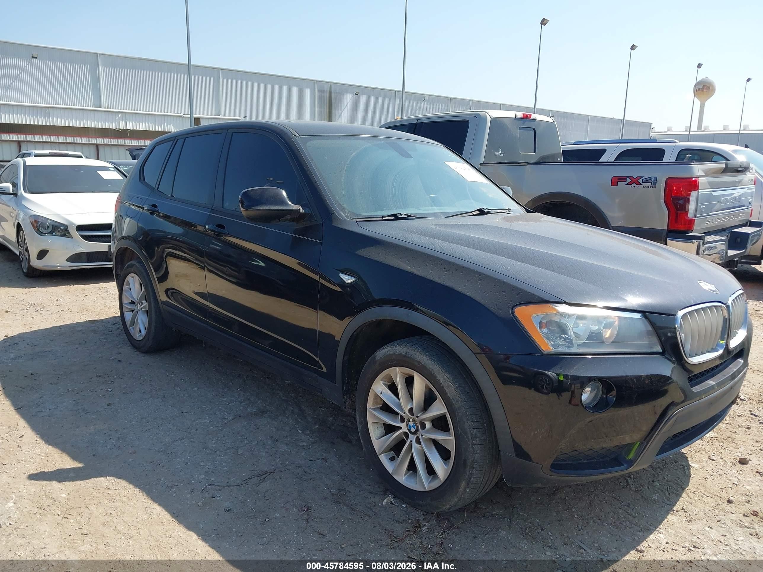 2013 BMW X3 xDrive28i, VIN 5UXWX9C59D0D04324 — Repossession