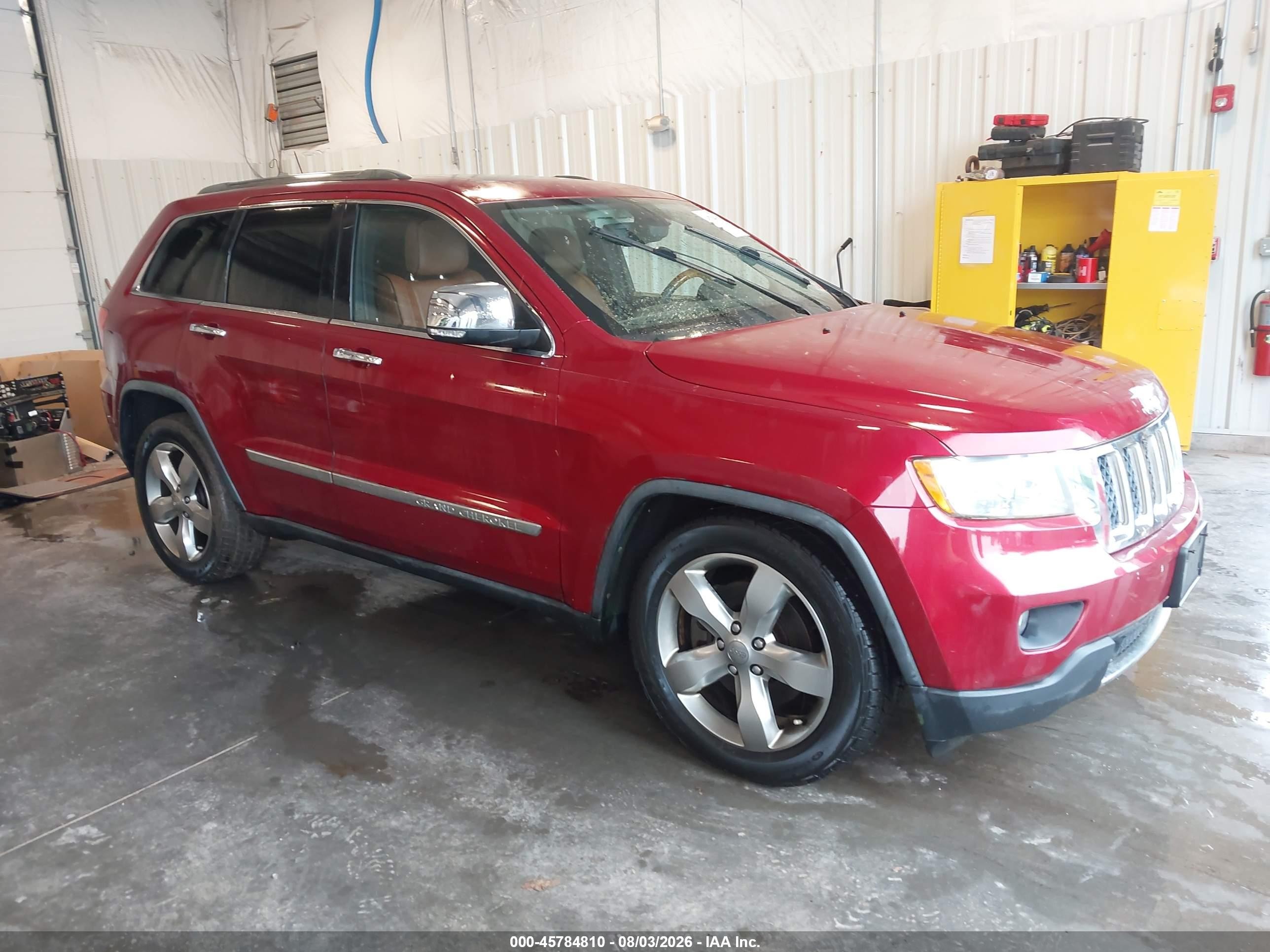 2012 Jeep Grand Cherokee Overland, VIN 1C4RJFCT7CC133578 — Обычный износ