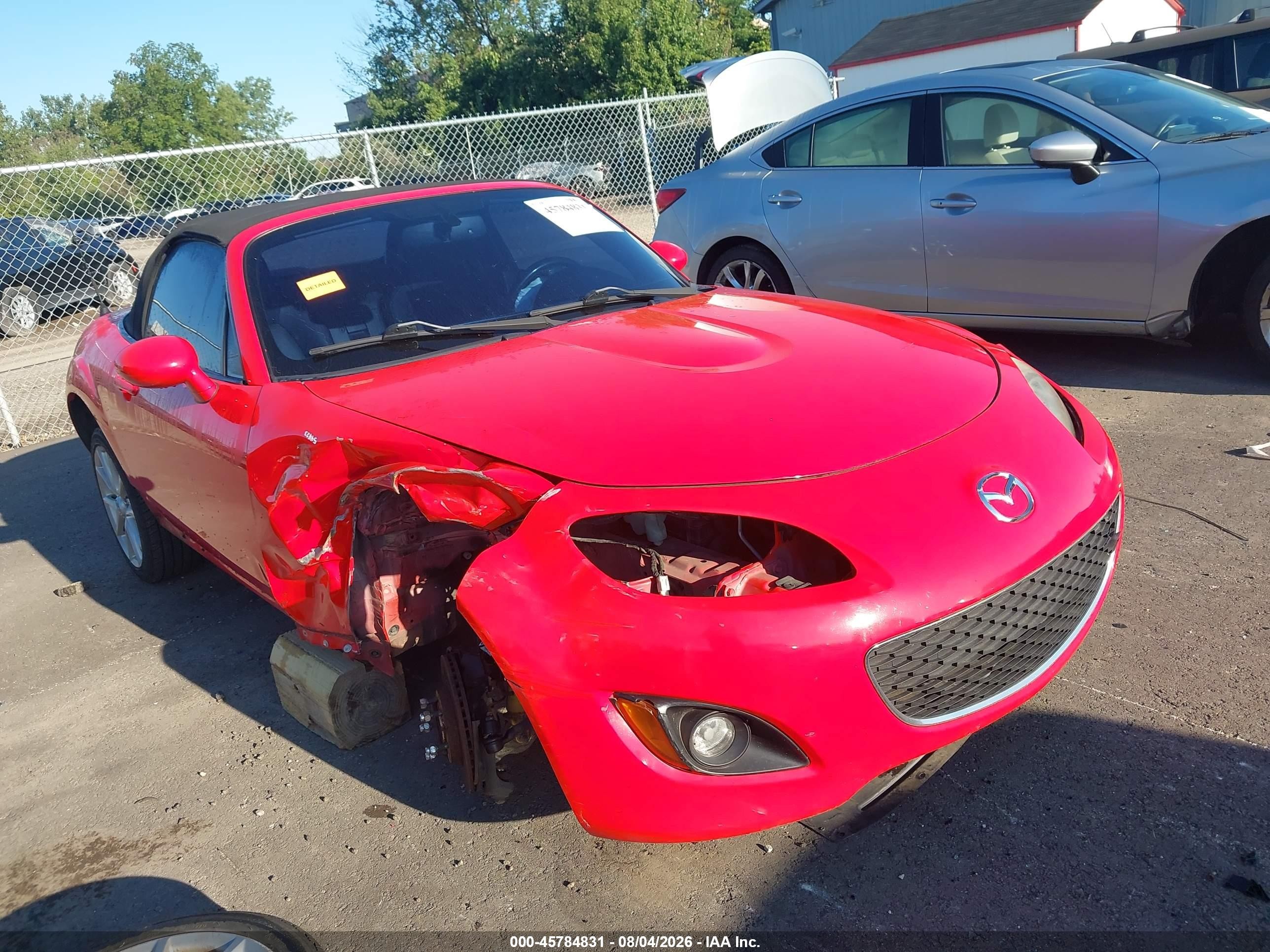 2010 Mazda MX-5 Miata Sport, VIN JM1NC2EF7A0212224 — Front end