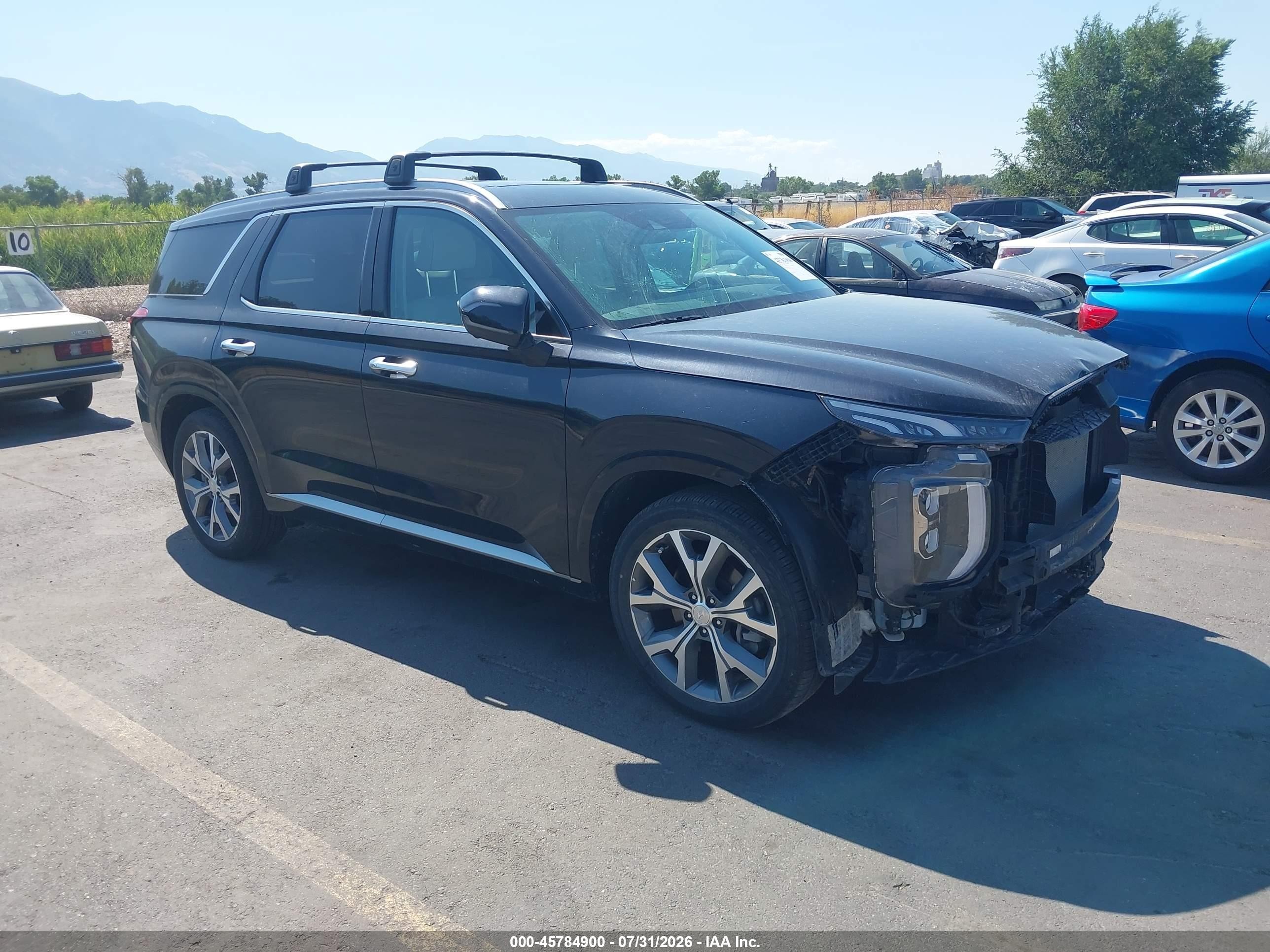2021 Hyundai Palisade Limited, VIN KM8R54HE8MU332701 — Front end