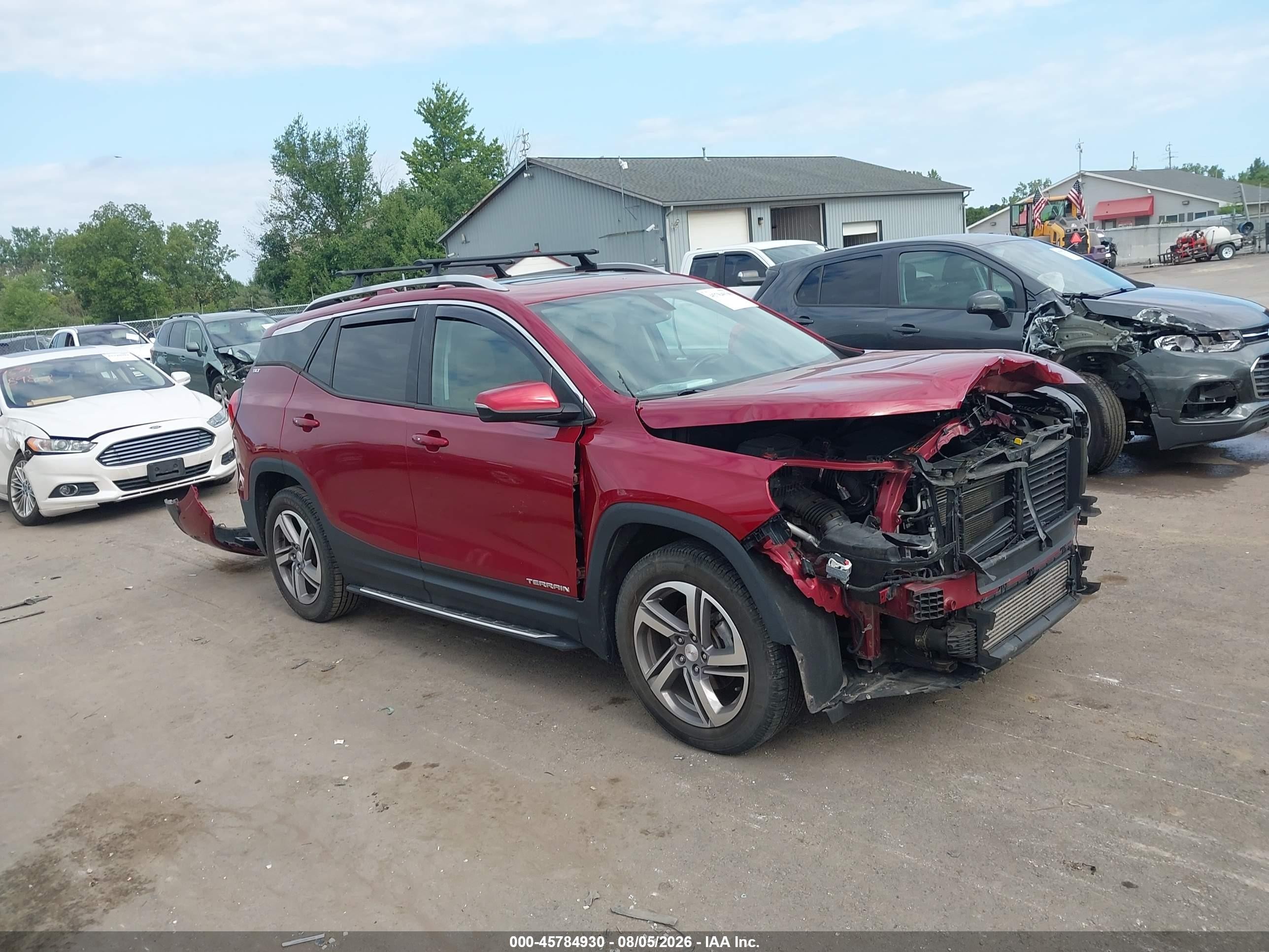 2018 GMC Terrain SLT, VIN 3GKALPEV2JL314864 — Front end