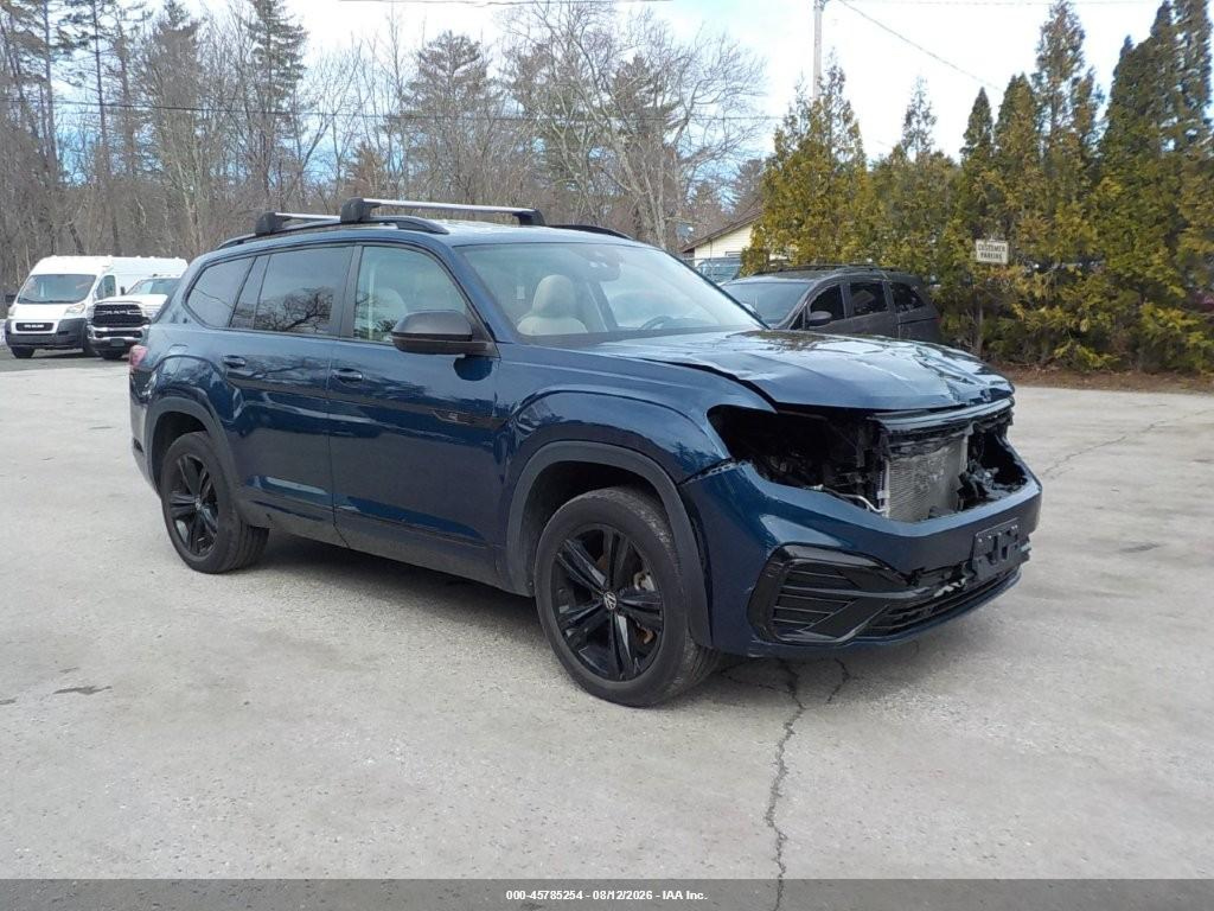 2022 Volkswagen Atlas SEL R-Line Black, VIN 1V2SR2CA7NC559290 — Перед