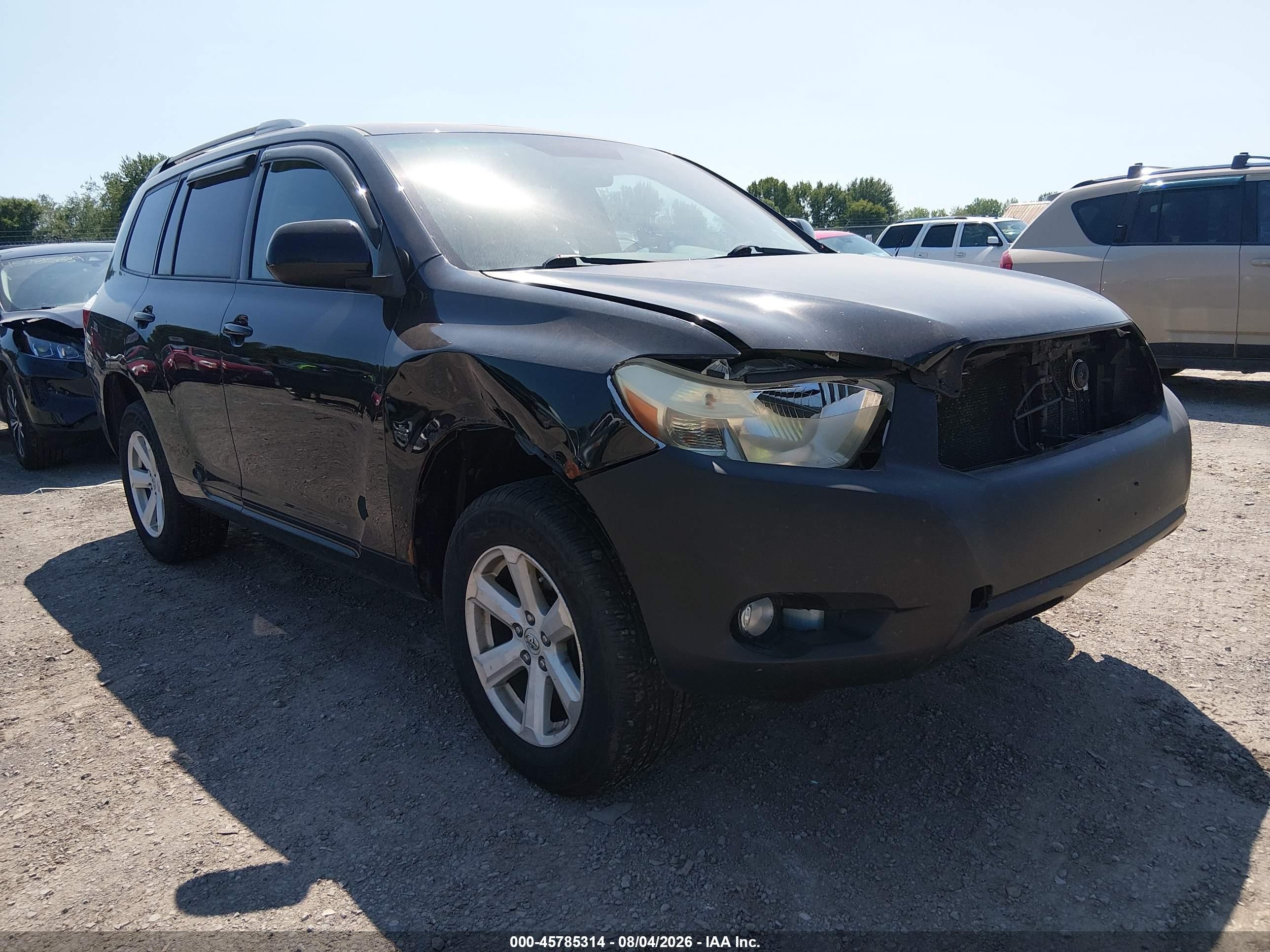 2010 Toyota Highlander SE, VIN 5TDJK3EH1AS040181 — Front end