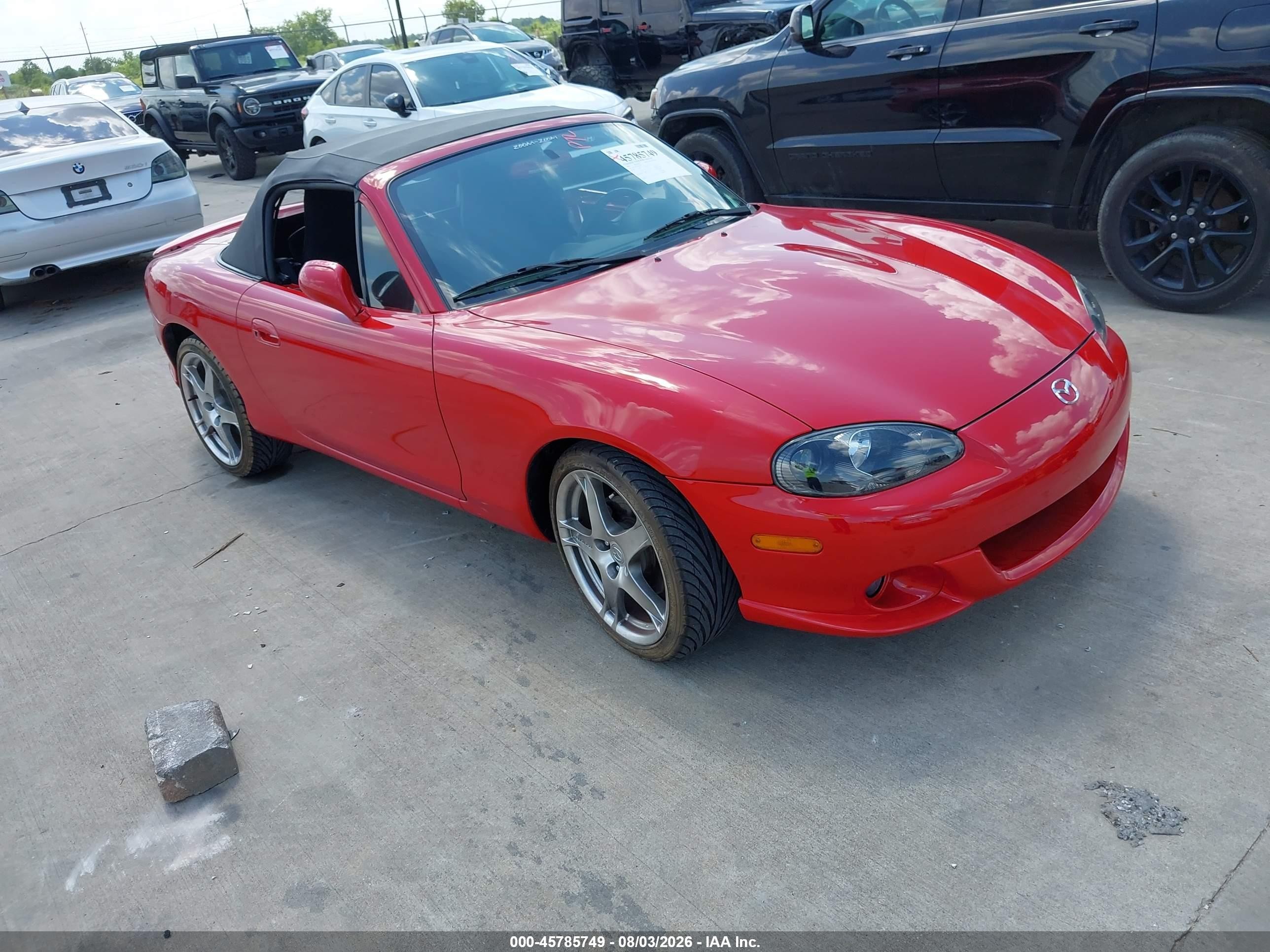 2005 Mazda MX-5 Miata Mazdaspeed, VIN JM1NB354350411378 — Normal wear