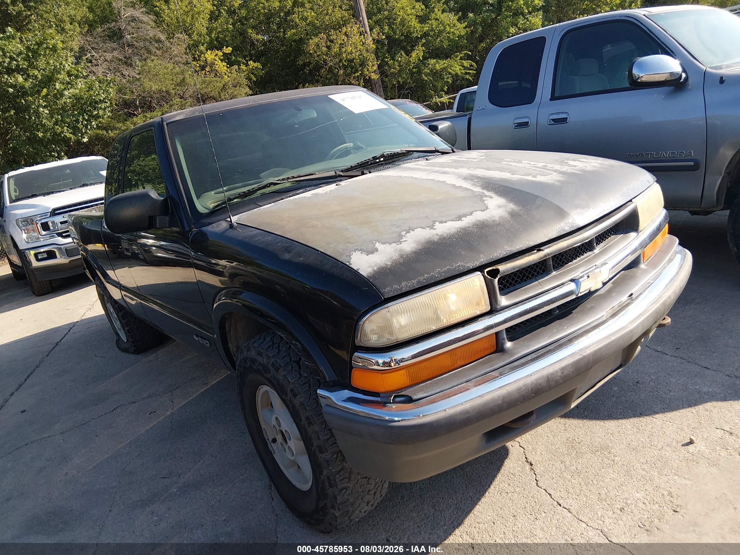 2000 Chevrolet S-10 LS, VIN 1GCDT19W0Y8172693 — Обычный износ