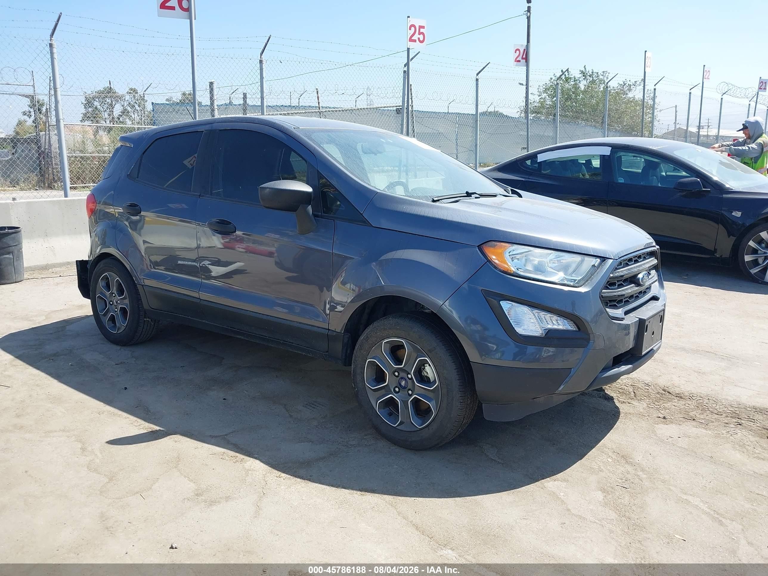 2021 Ford EcoSport S, VIN MAJ3S2FE5MC400863 — Rear end