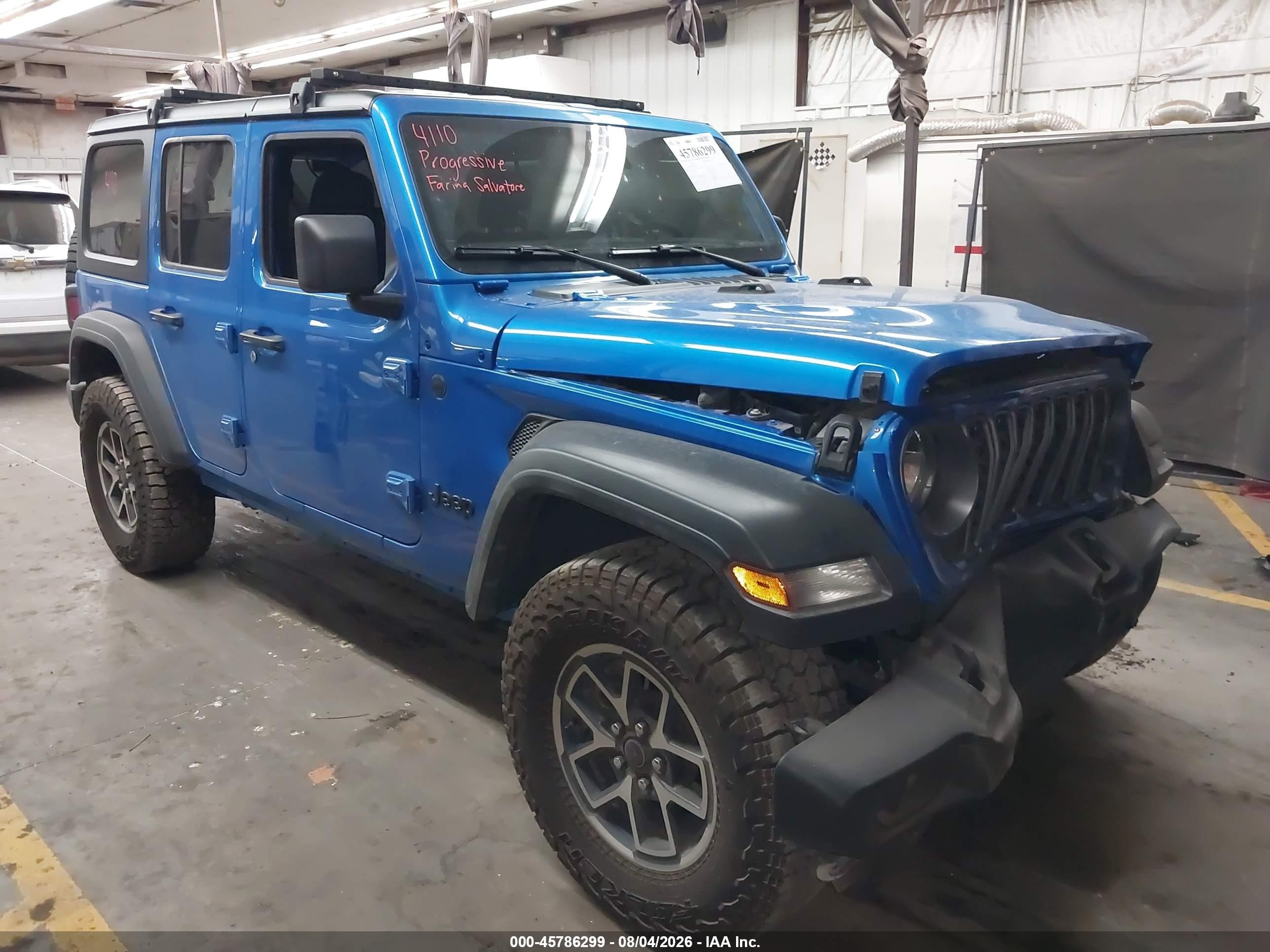 2025 Jeep Wrangler Willys, VIN 1C4PJXDG9SW619515 — Front end