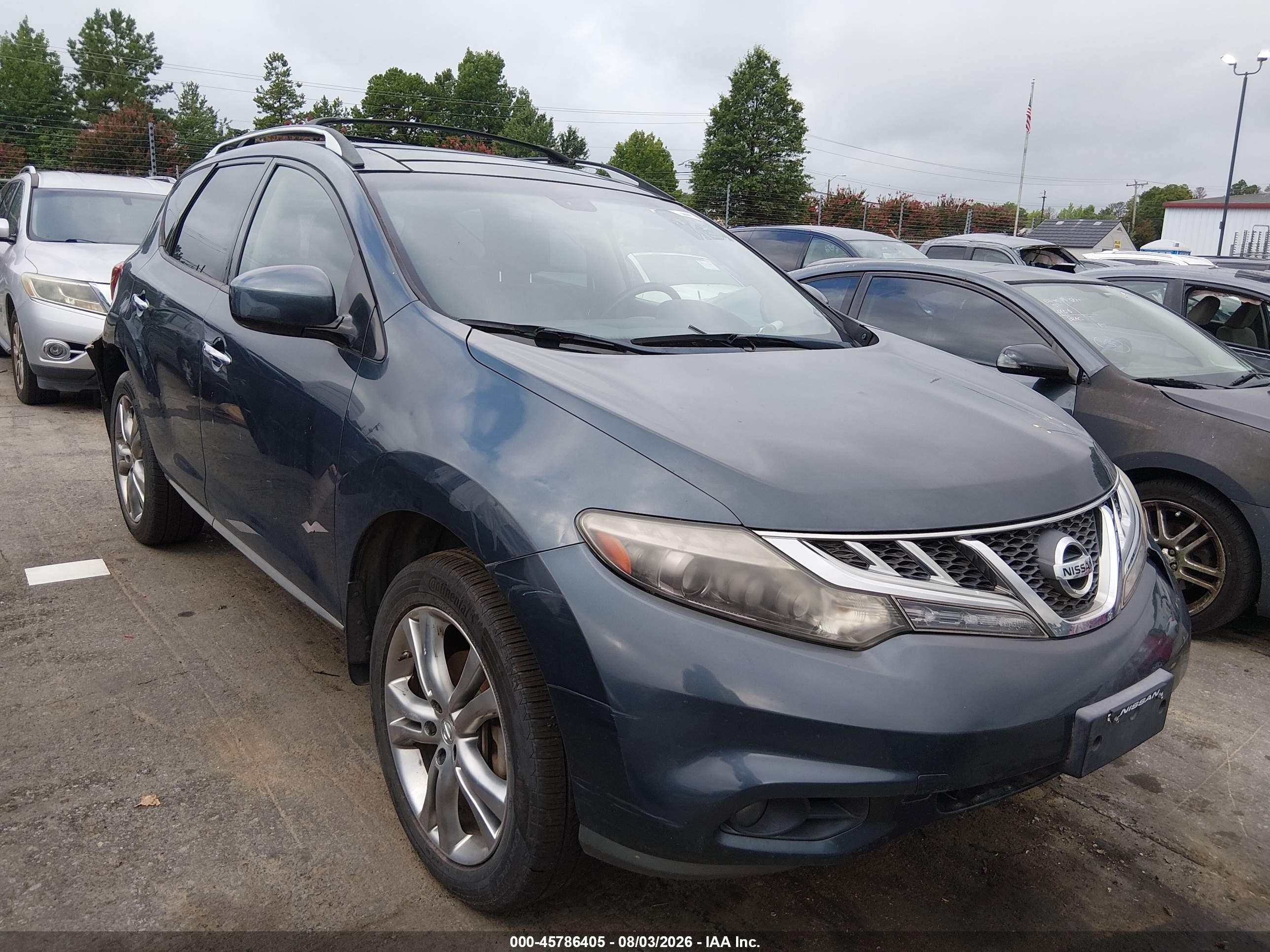 2011 Nissan Murano SL, VIN JN8AZ1MW1BW159967 — All over