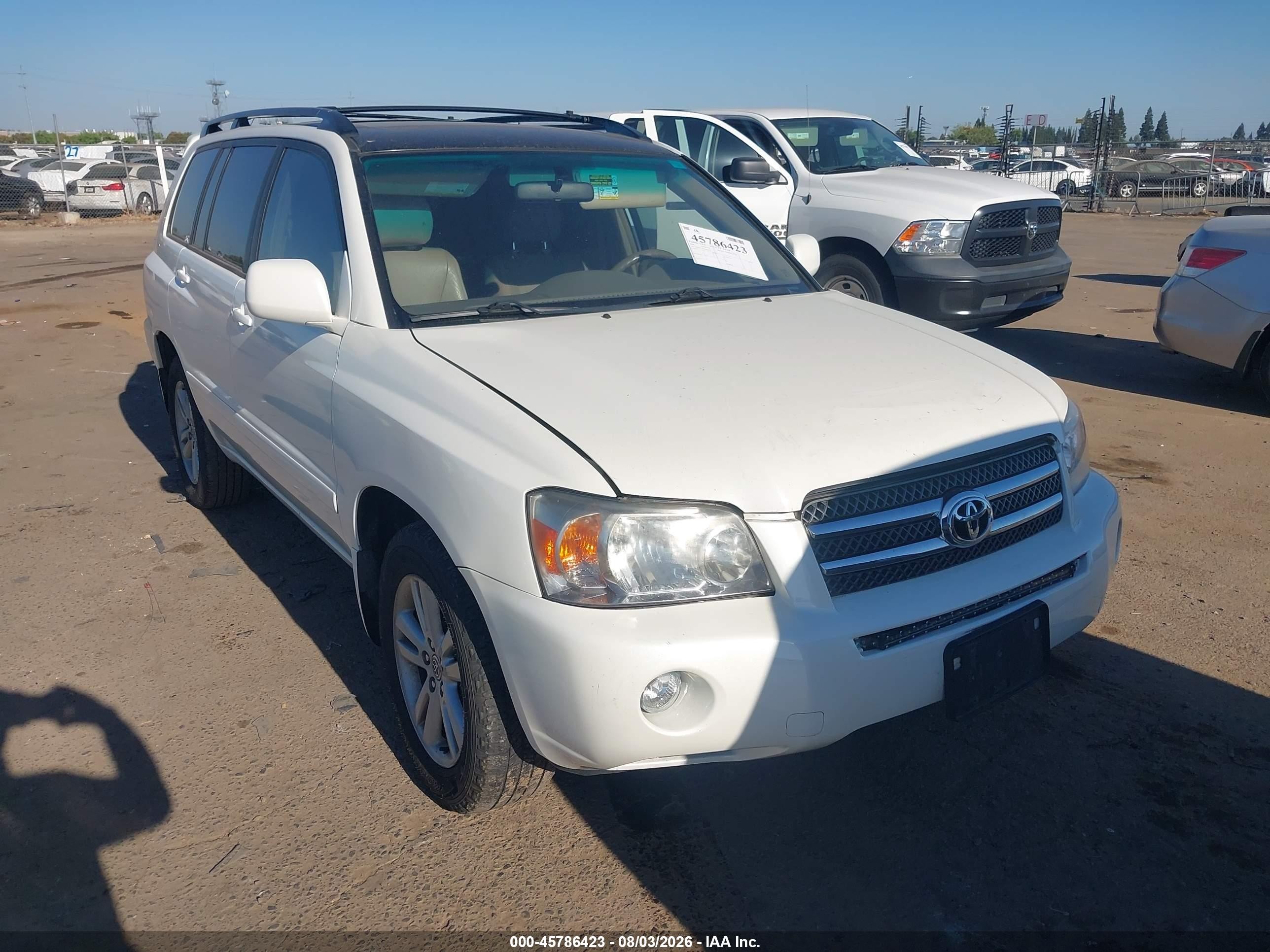 2006 Toyota Highlander Limited, VIN JTEDW21A760003274 — Normal wear