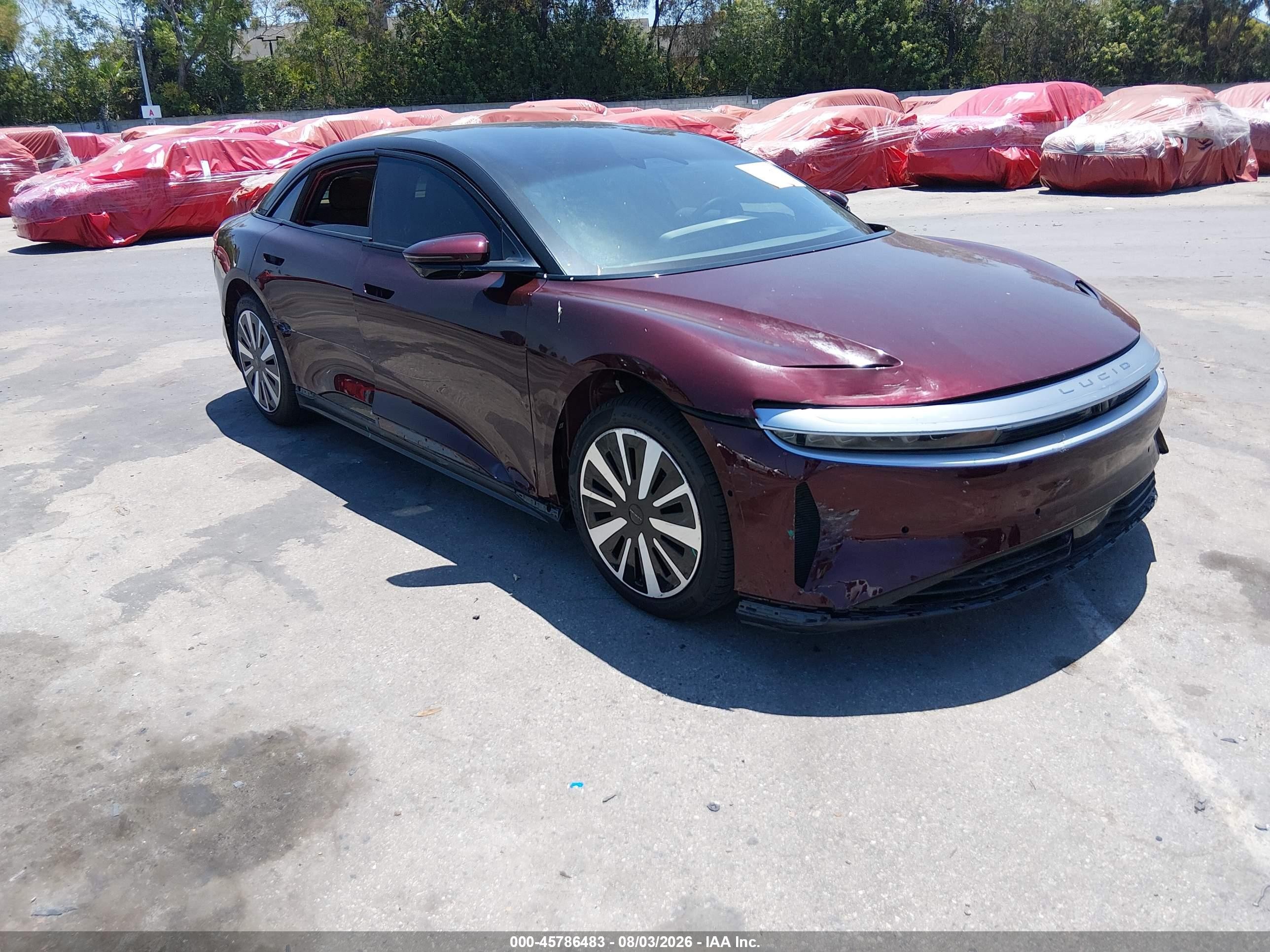 2024 Lucid Air Touring, VIN 50EA1TEA8RA006314 — Front end