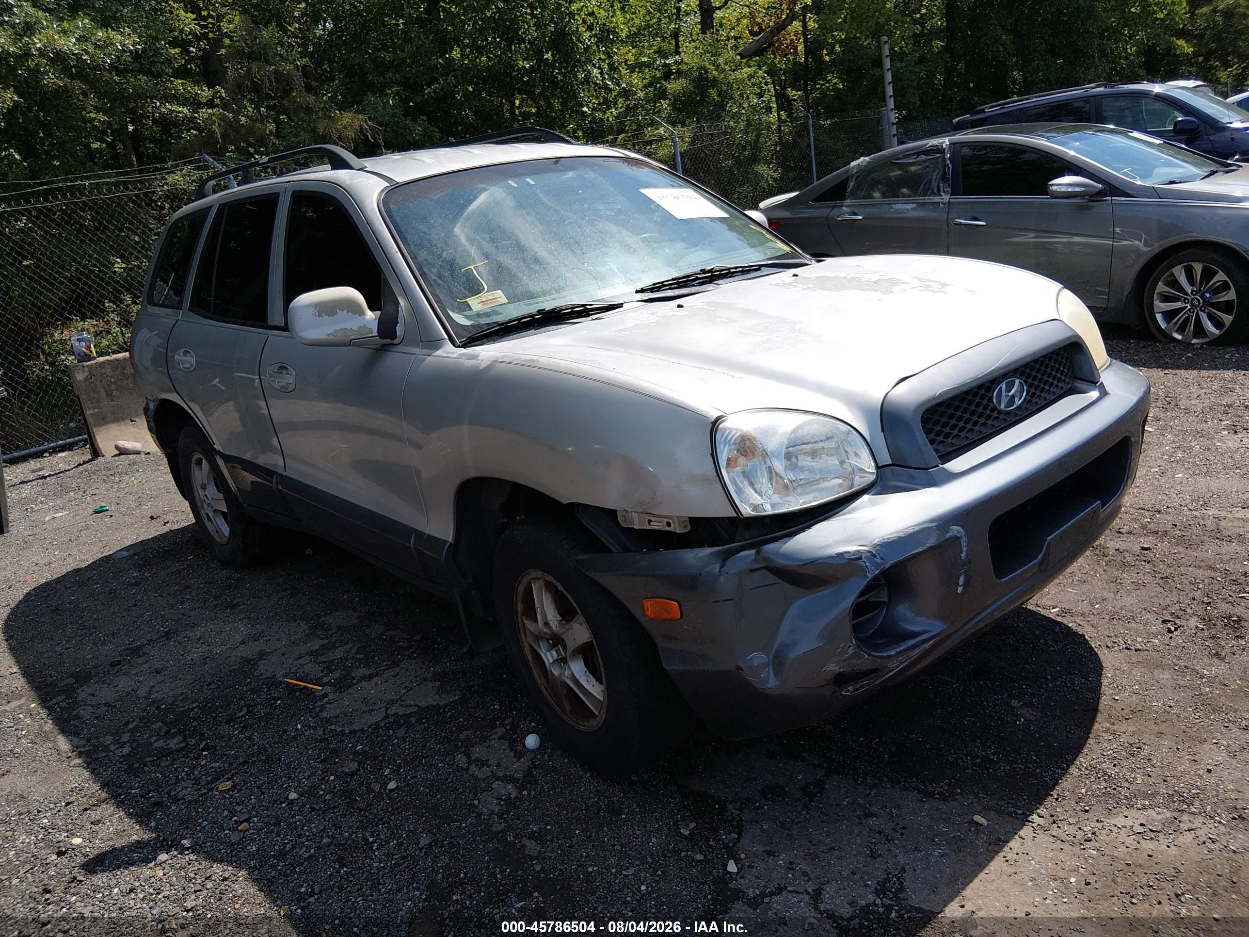 2004 Hyundai Santa Fe, VIN KM8SB12B94U684631 — Normal wear