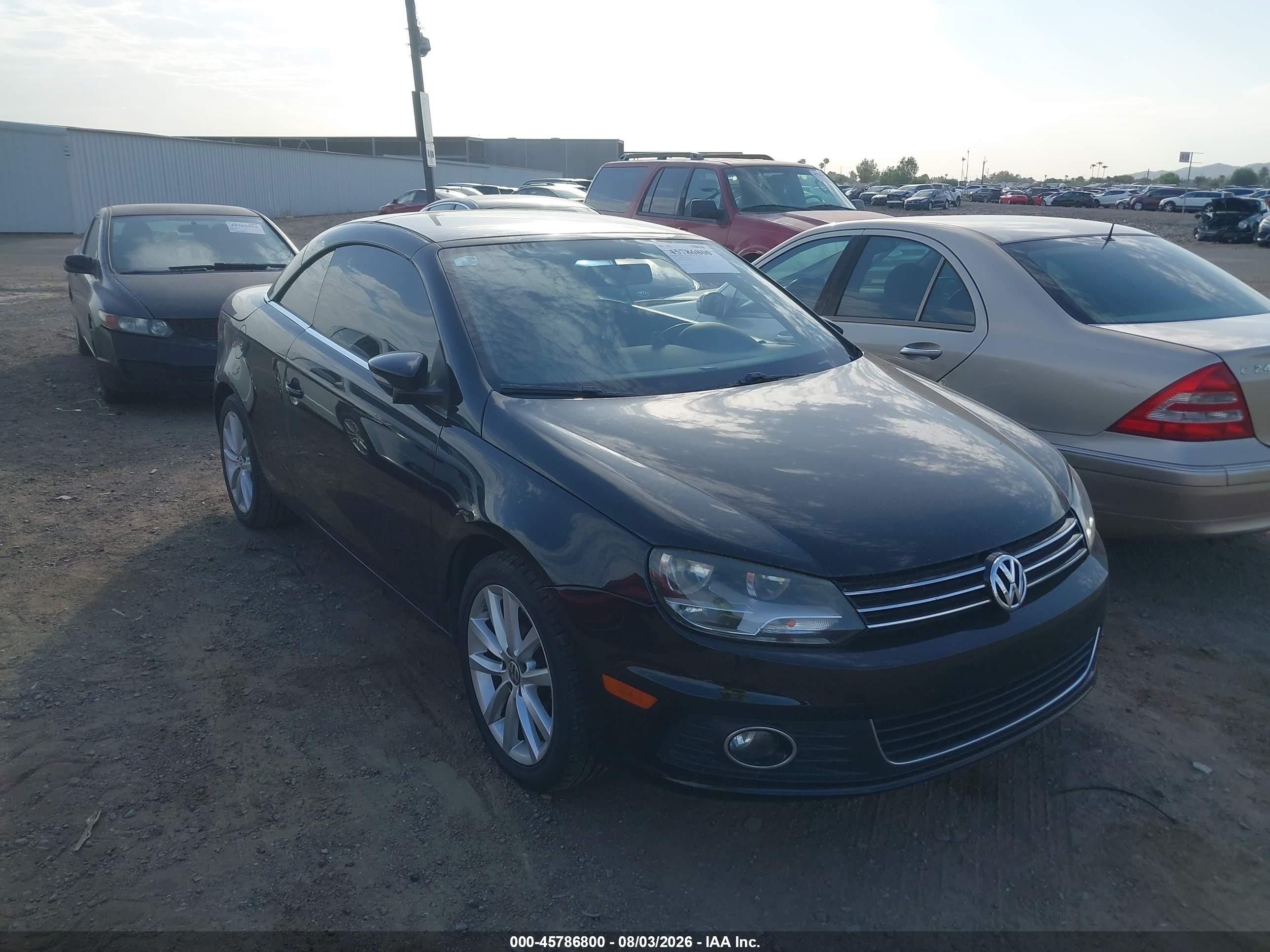 2012 Volkswagen Eos Komfort, VIN WVWBW7AHXCV001832 — Normal wear