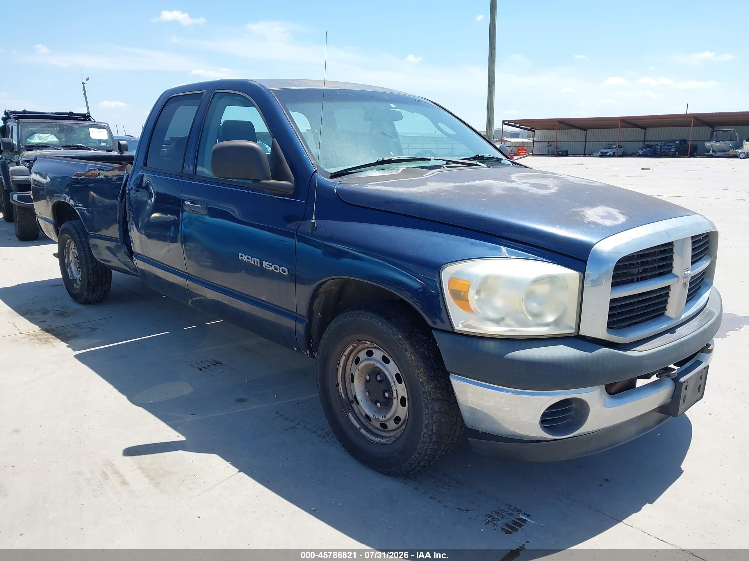 2007 Dodge 1500 SLT, VIN 1D7HA18P57J583487 — Обычный износ