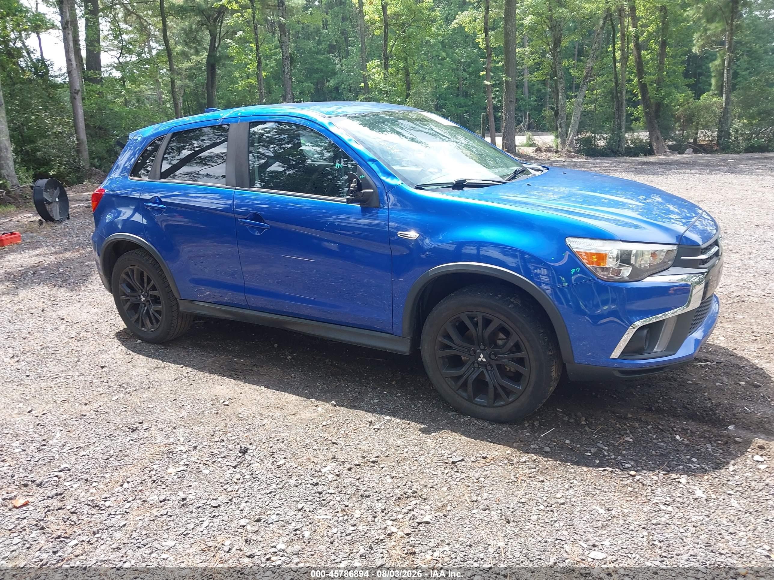2018 Mitsubishi Outlander ES, VIN JA4AP3AU1JU006641 — Not stated