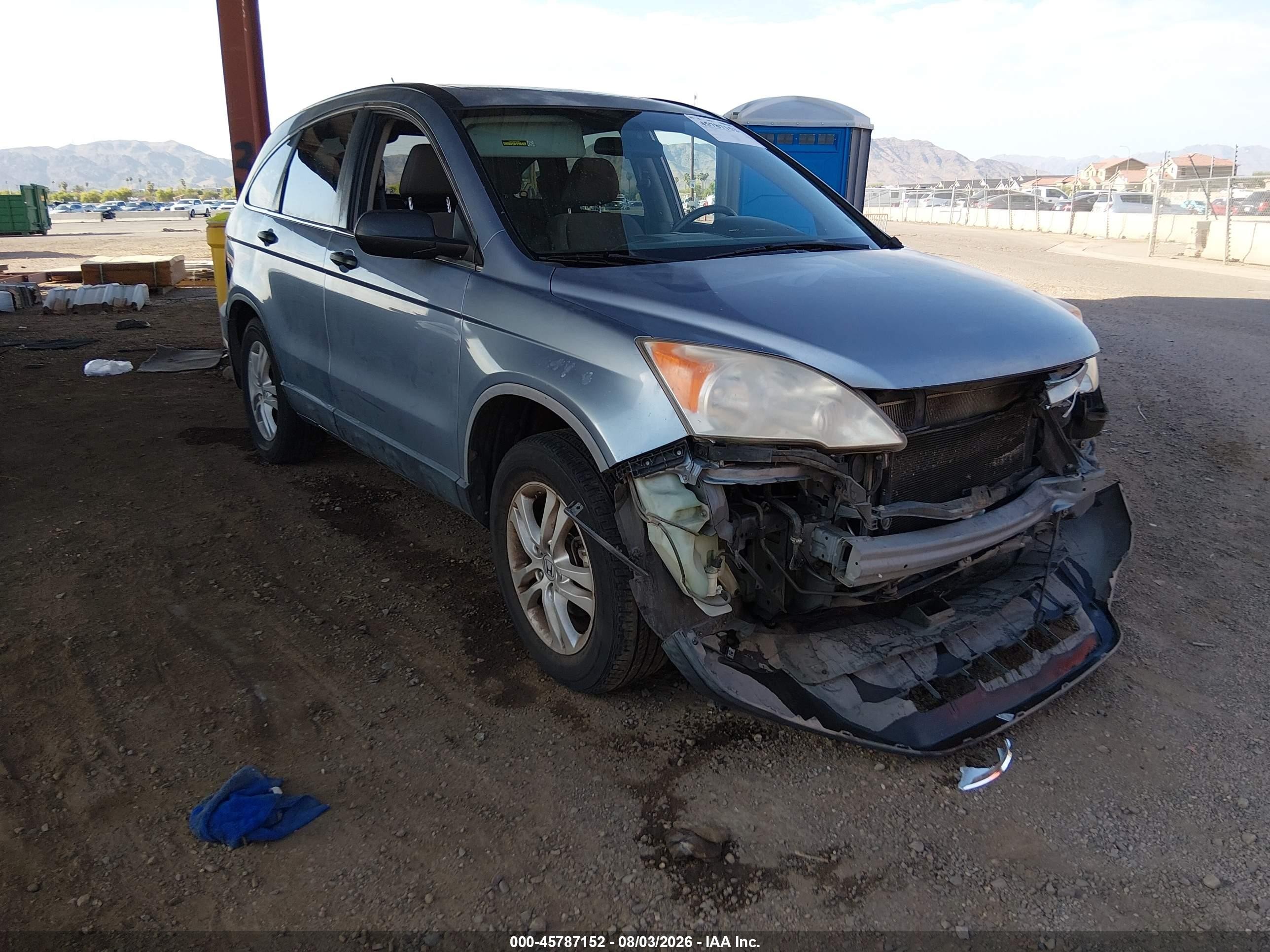 2010 Honda CR-V EX, VIN JHLRE3H52AC010610 — Front end