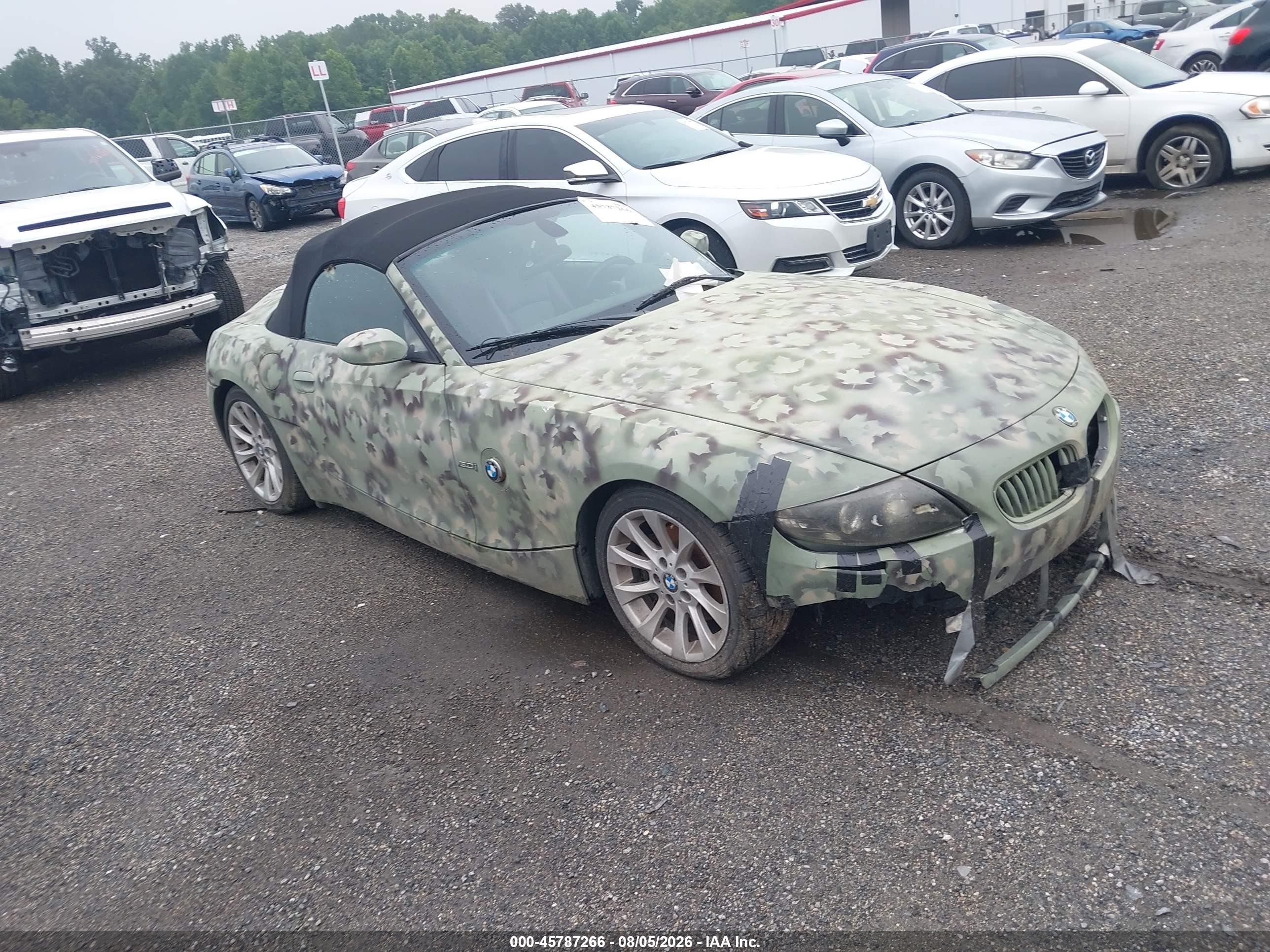 2003 BMW Z4 3.0i, VIN 4USBT53483LU02082 — Normal wear